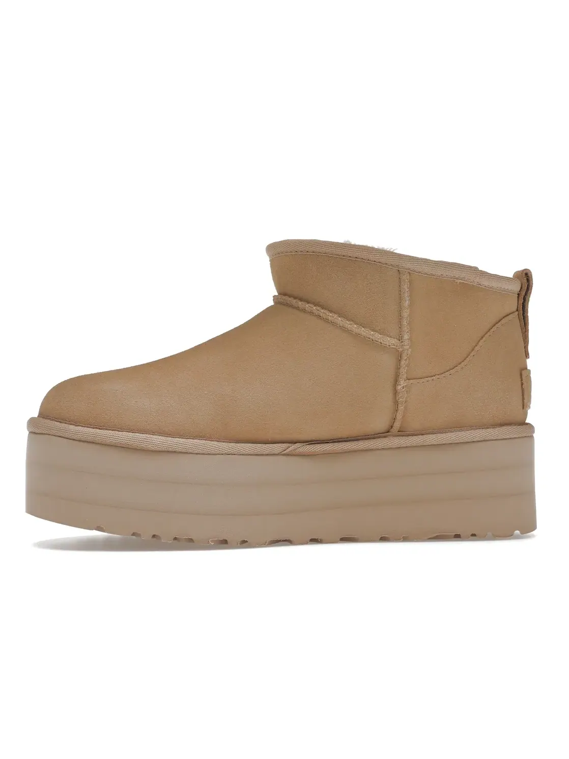 Ботинки женские UGG Classic Ultra Mini Platform — изображение 3 из 4, серо-бежевый