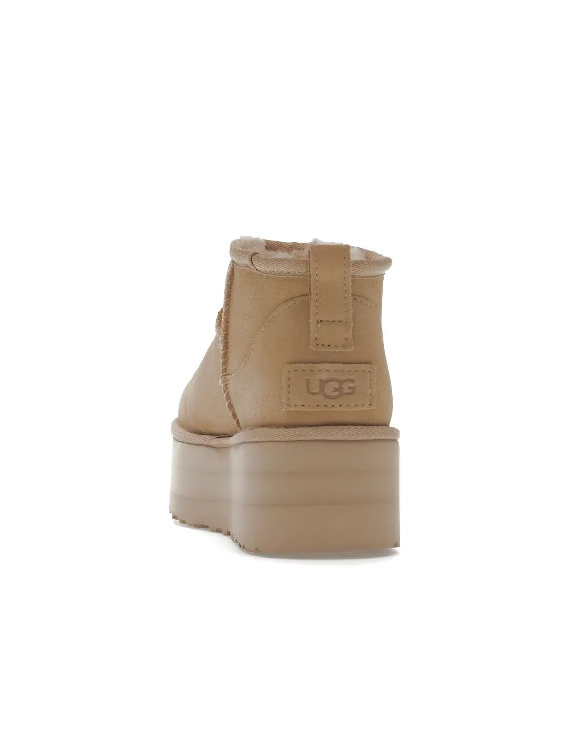 Ботинки женские UGG Classic Ultra Mini Platform — изображение 4 из 4, серо-бежевый