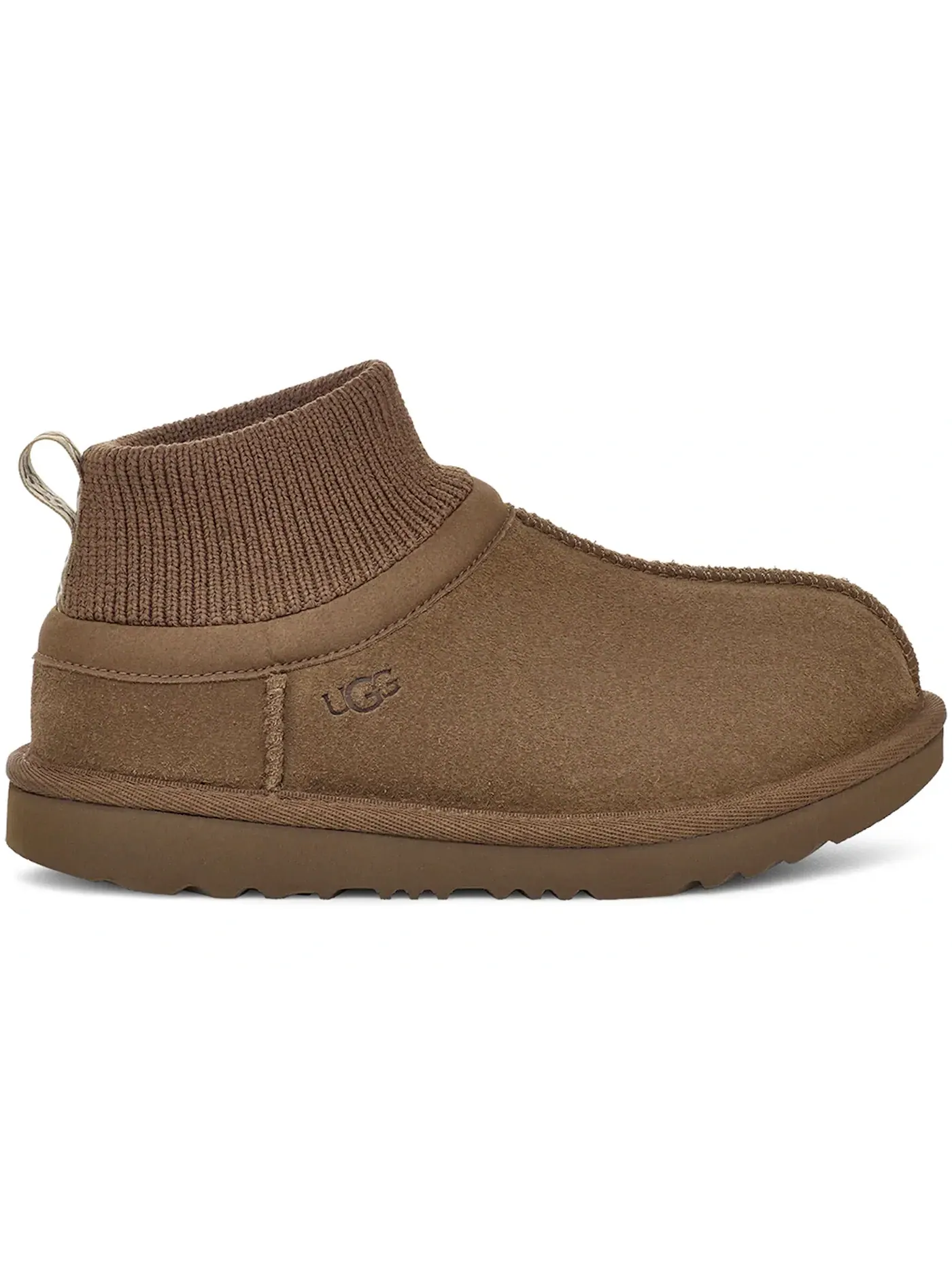 Тапочки детские UGG Classic Ultra Stretch Cuff, ореховый — изображение 1 из 1, хикори