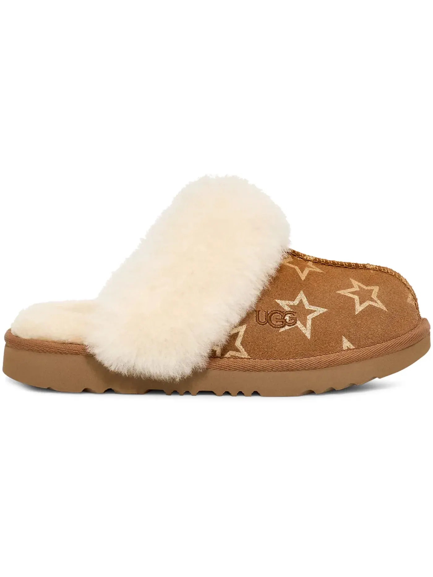 Тапочки детские UGG Cozy II Iridescent Stars — изображение 1 из 1, золотистый