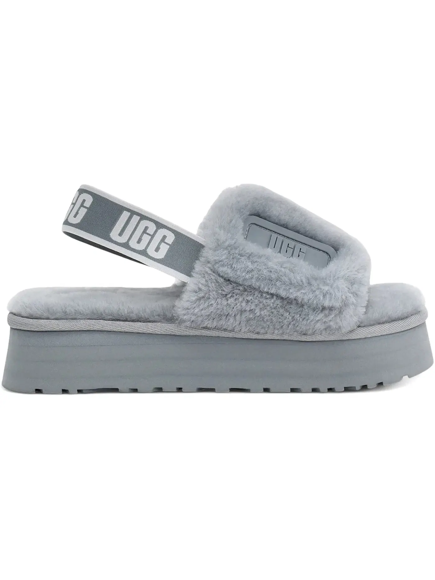 Шлепанцы женские UGG Disco Slide — изображение 1 из 1, светло-серый