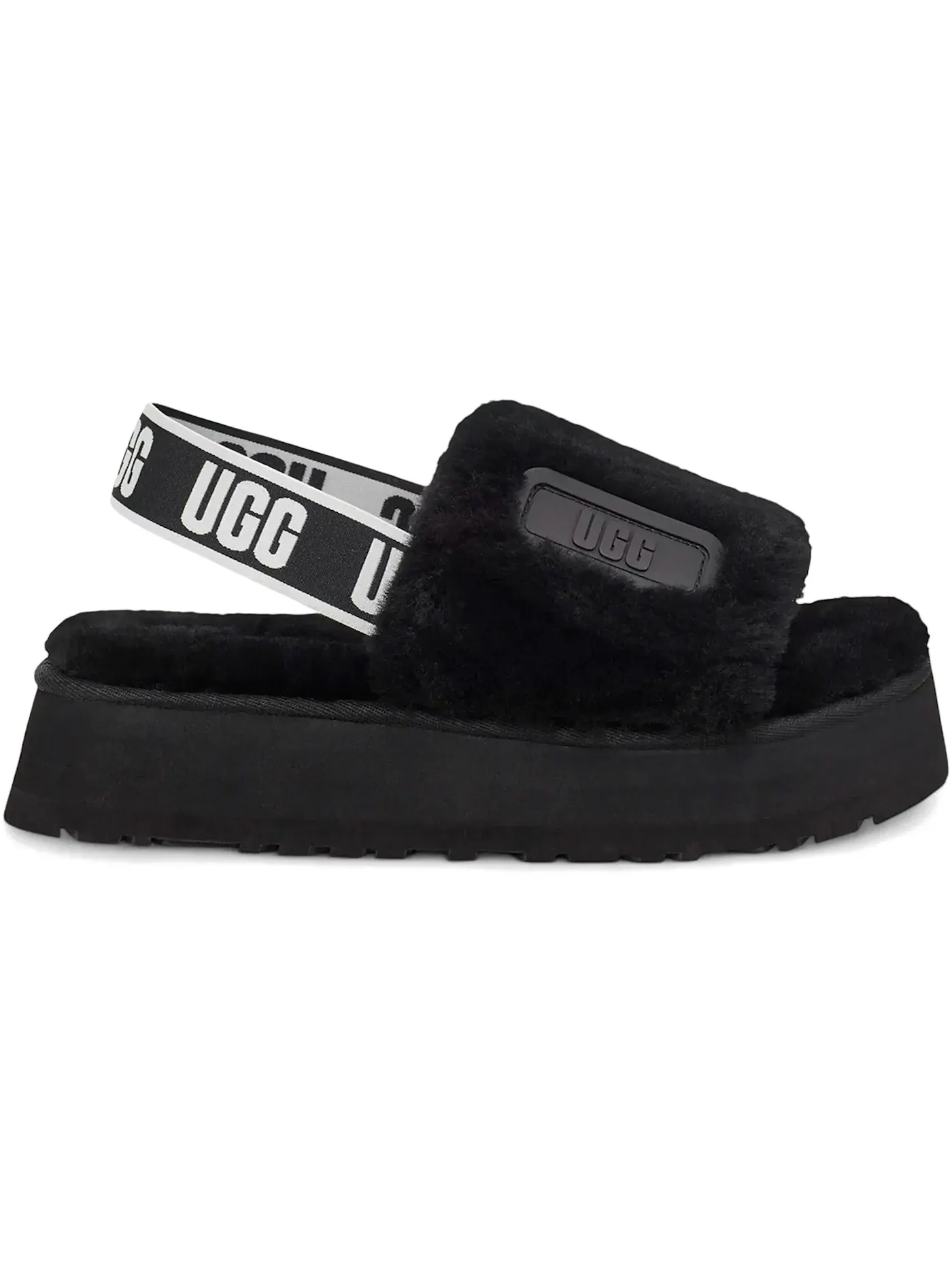 Шлепанцы женские UGG Disco Slide — изображение 1 из 1, черный