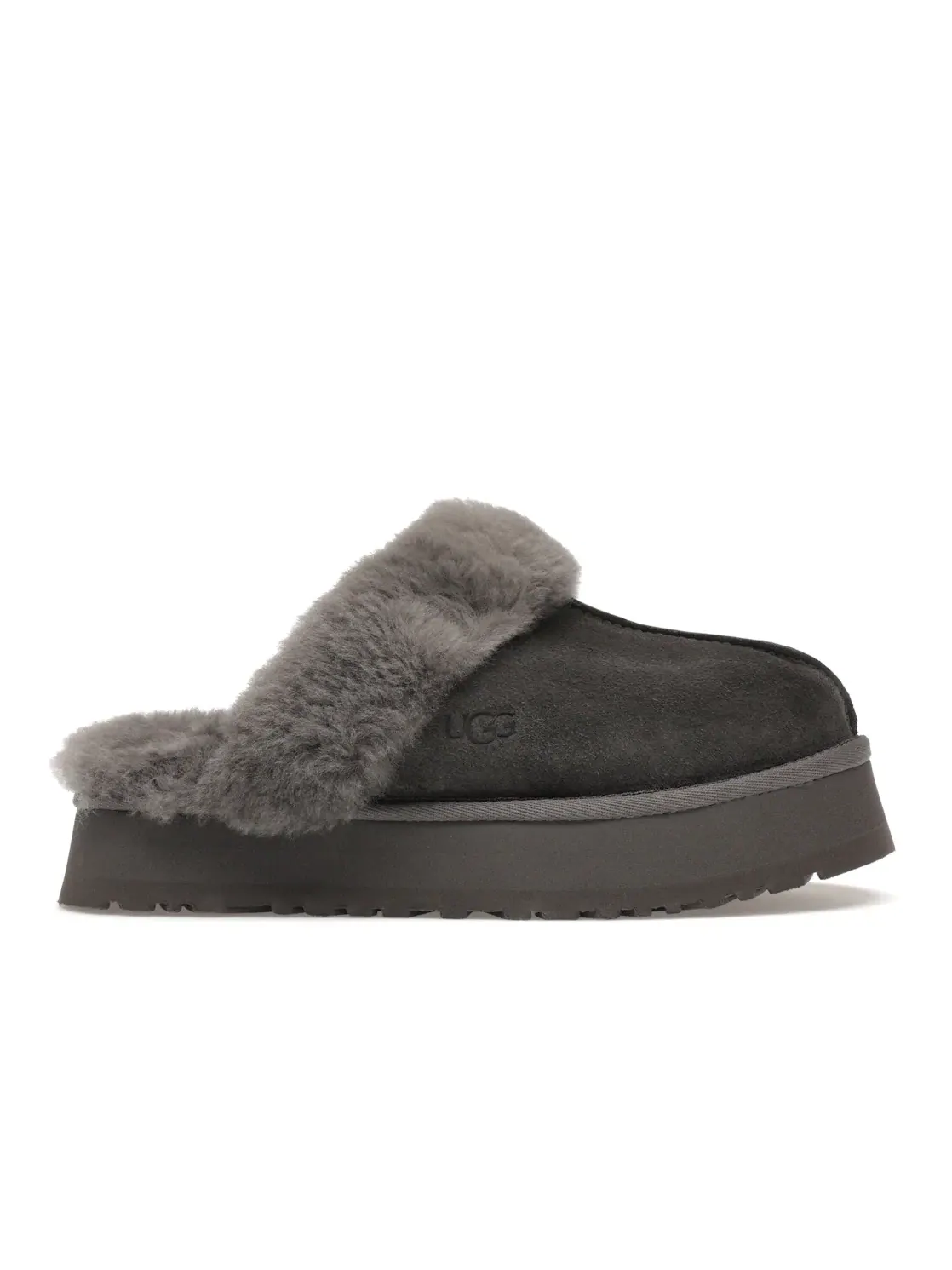 Тапочки женские UGG Disquette — изображение 1 из 4, серый