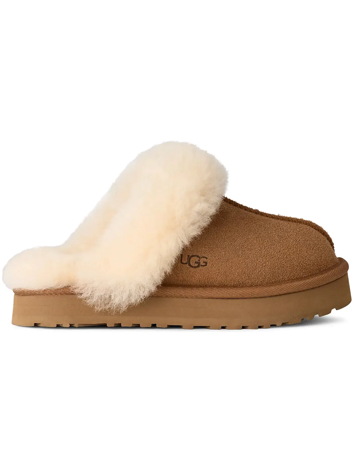 Тапочки детские UGG Disquette — изображение 1 из 1, каштановый