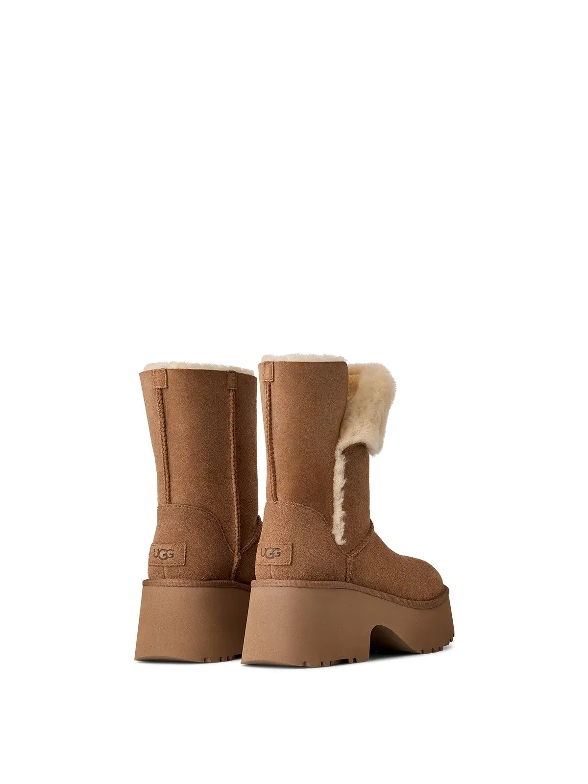 Ботинки женские UGG Esmee — изображение 2 из 7, каштановый