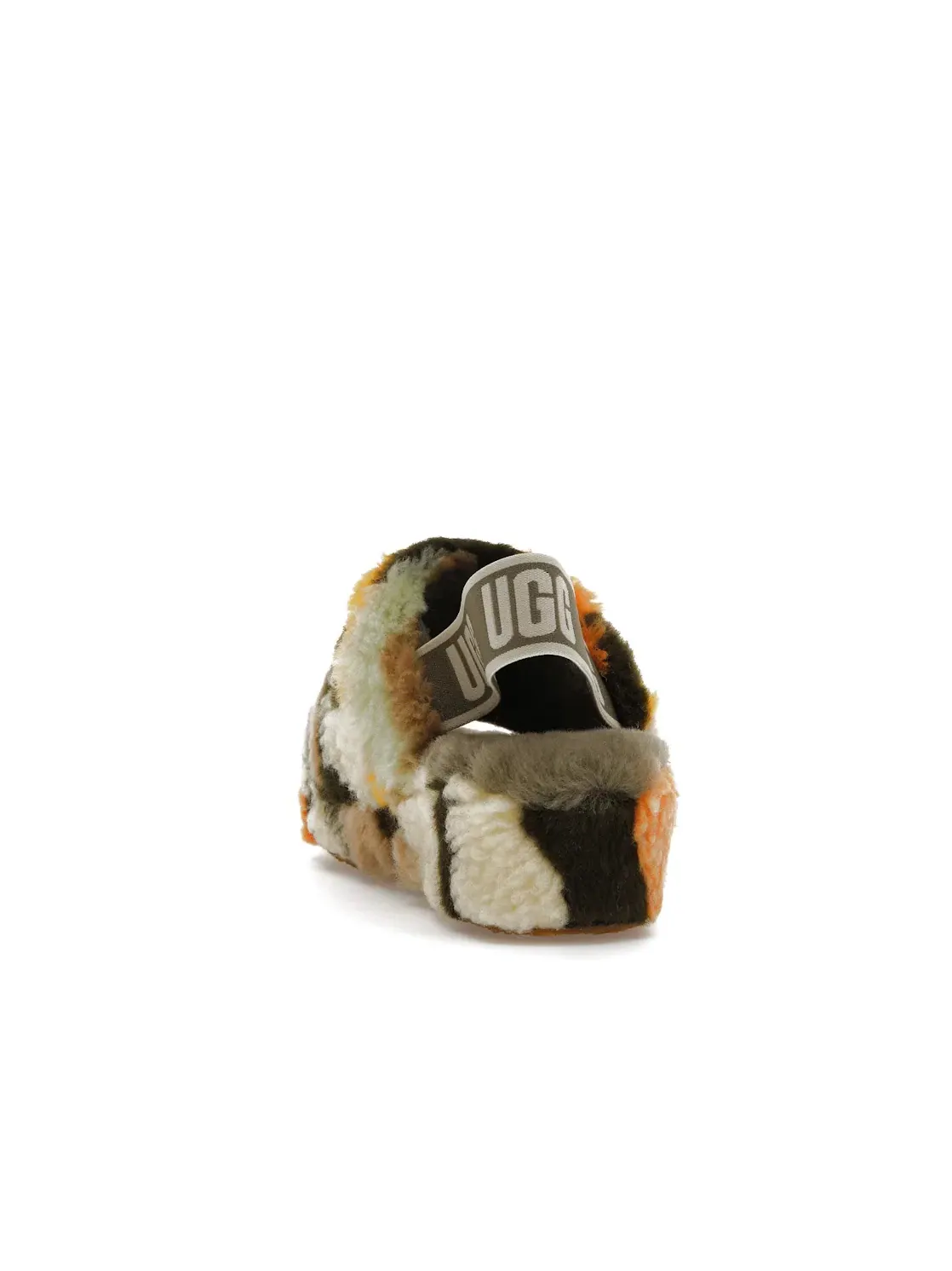 Шлепанцы женские UGG Fluff Yeah Cali Collage Slide — изображение 4 из 4, зеленый