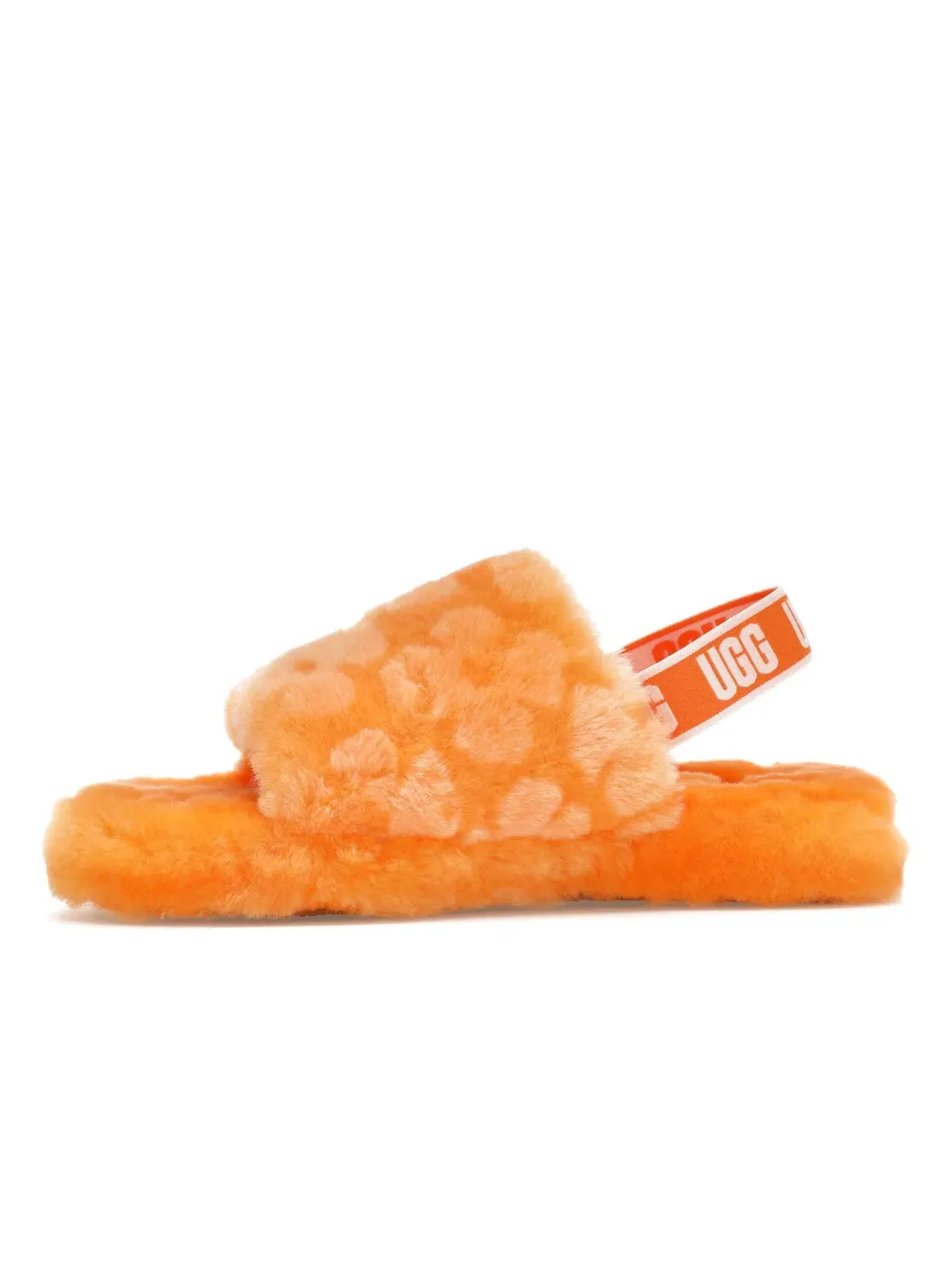 Сандалии детские UGG Fluff Yeah Poppy Slide California — изображение 3 из 4, оранжевый