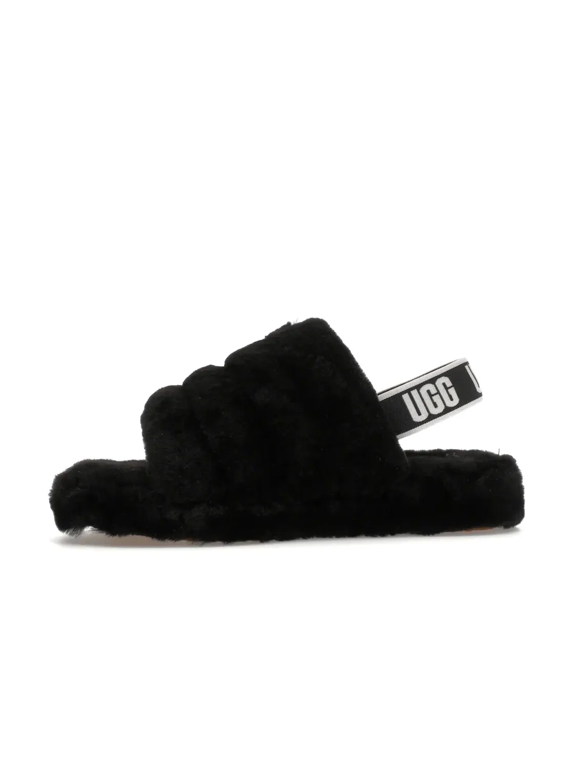 Шлепанцы детские UGG Fluff Yeah Slide — изображение 3 из 4, черный