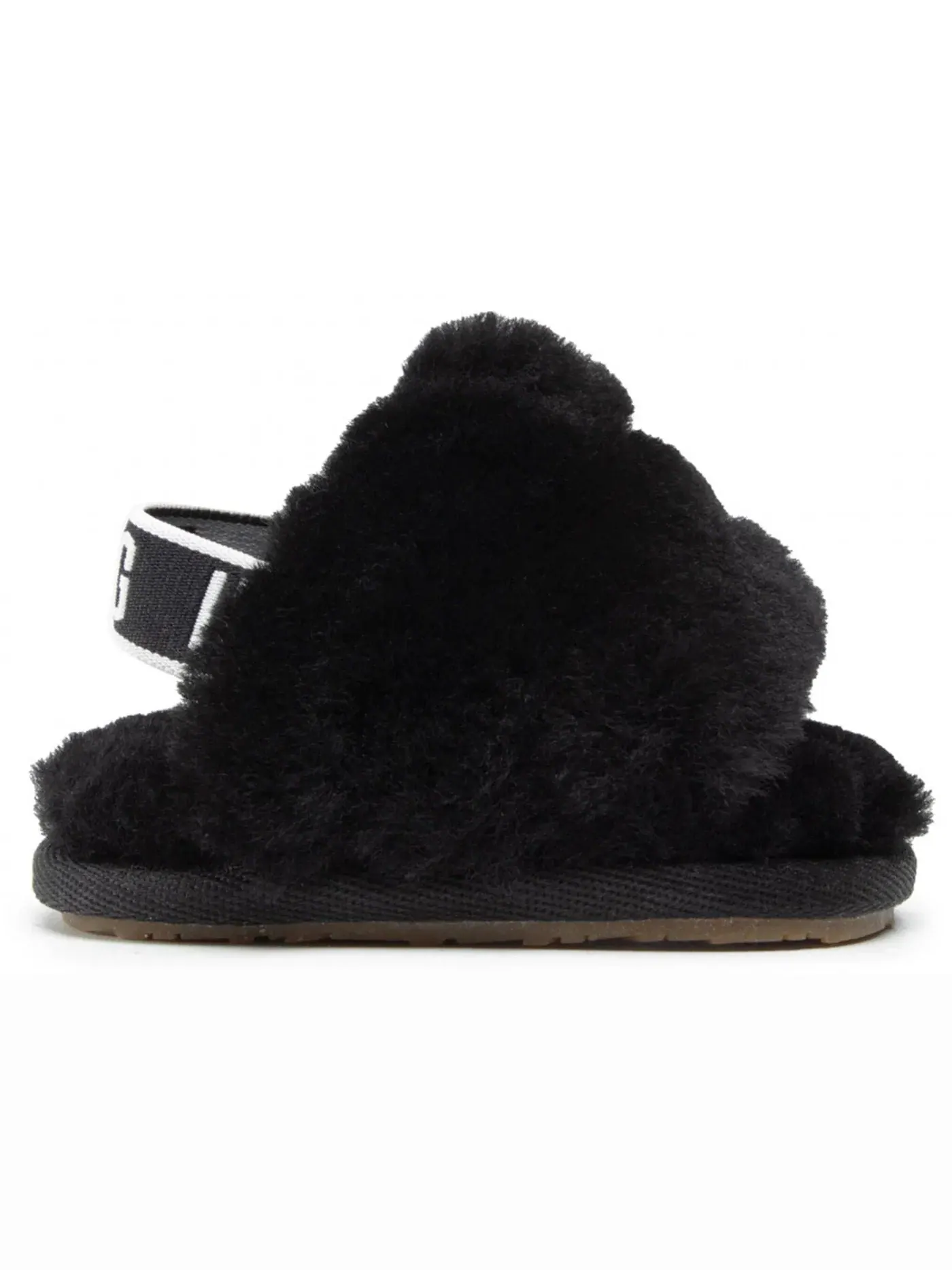 Шлепанцы детские UGG Fluff Yeah Slide — изображение 1 из 3, черный