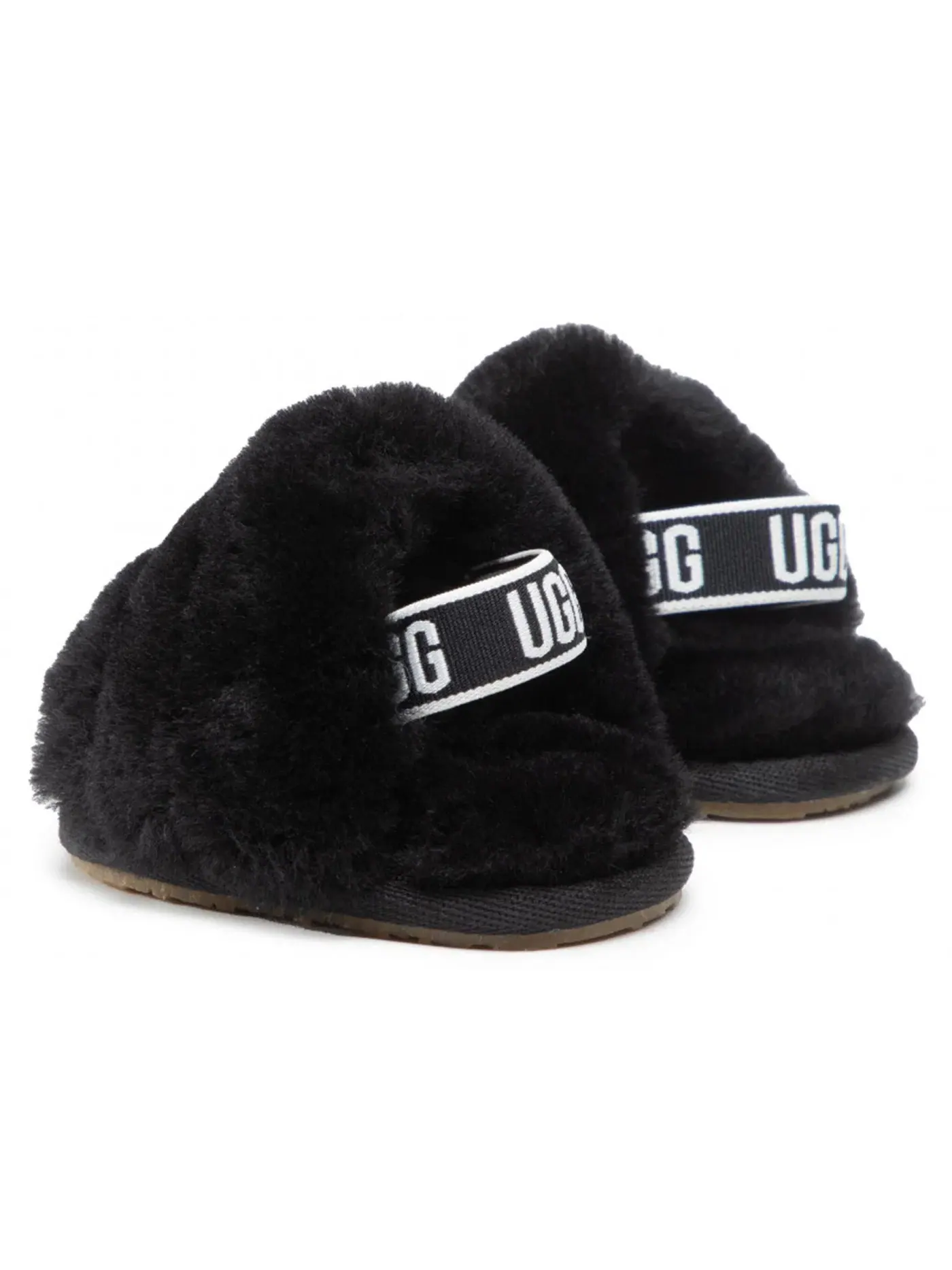 Шлепанцы детские UGG Fluff Yeah Slide — изображение 3 из 3, черный