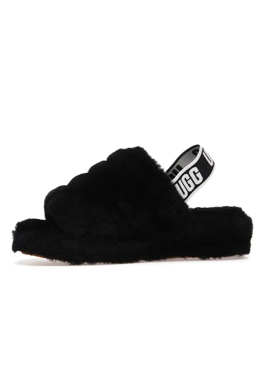 Шлепанцы женские UGG Fluff Yeah Slide — изображение 3 из 4, черный