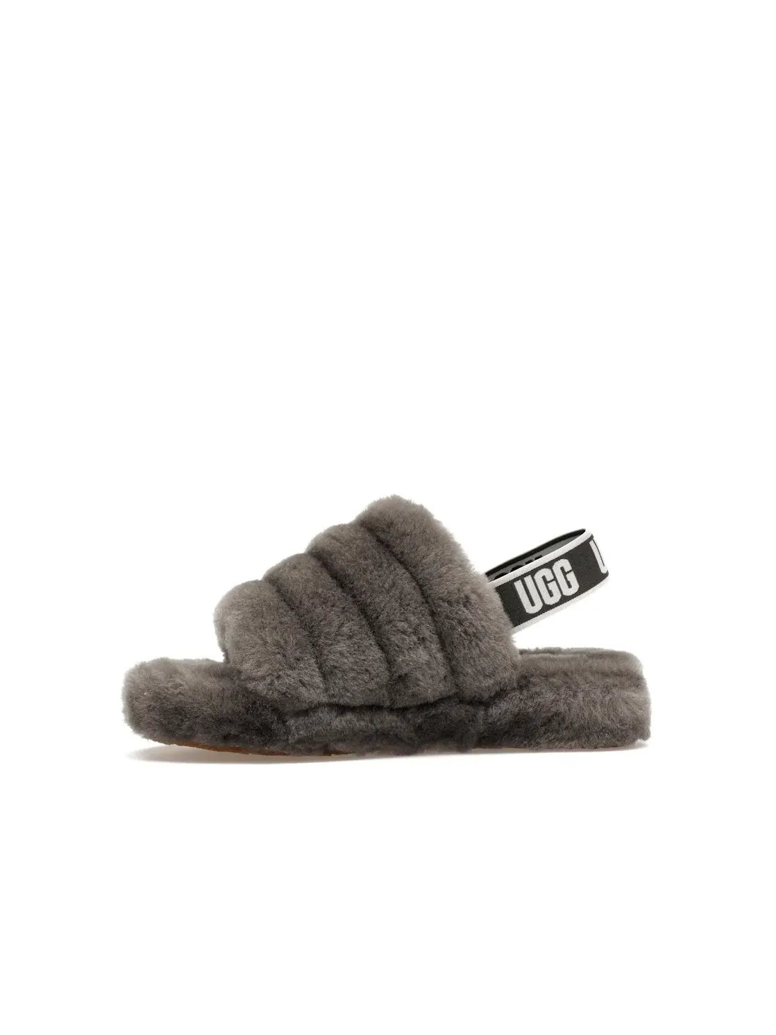 Шлепанцы детские UGG Fluff Yeah Slide — изображение 3 из 4, серый