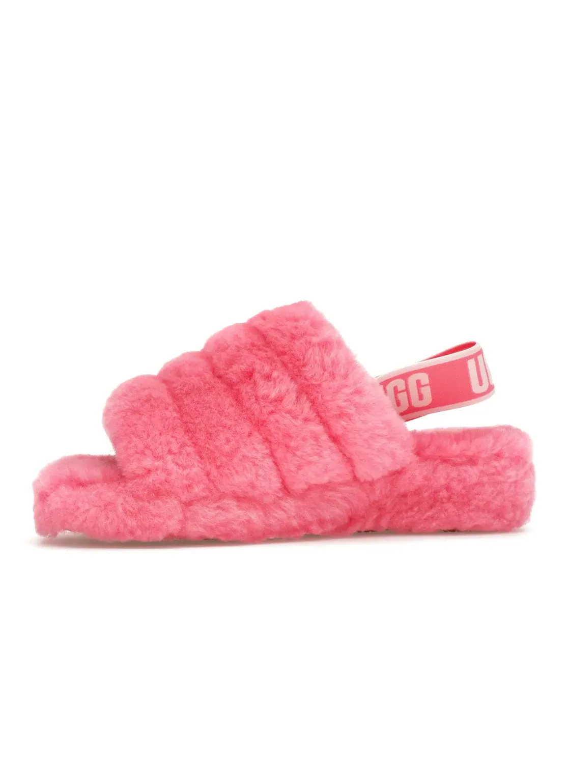 Шлепанцы женские UGG Fluff Yeah Slide — изображение 3 из 4, розовый