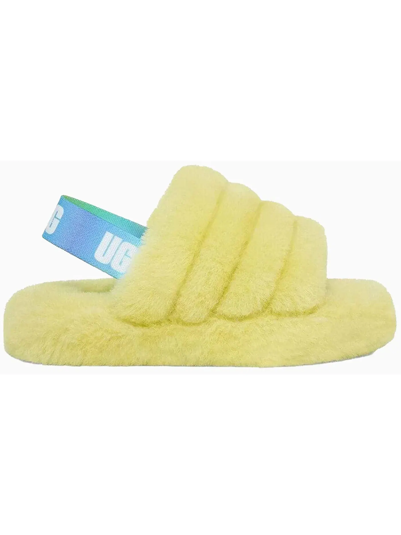 Сандалии детские UGG Fluff Yeah Slide — изображение 1 из 2, желтый