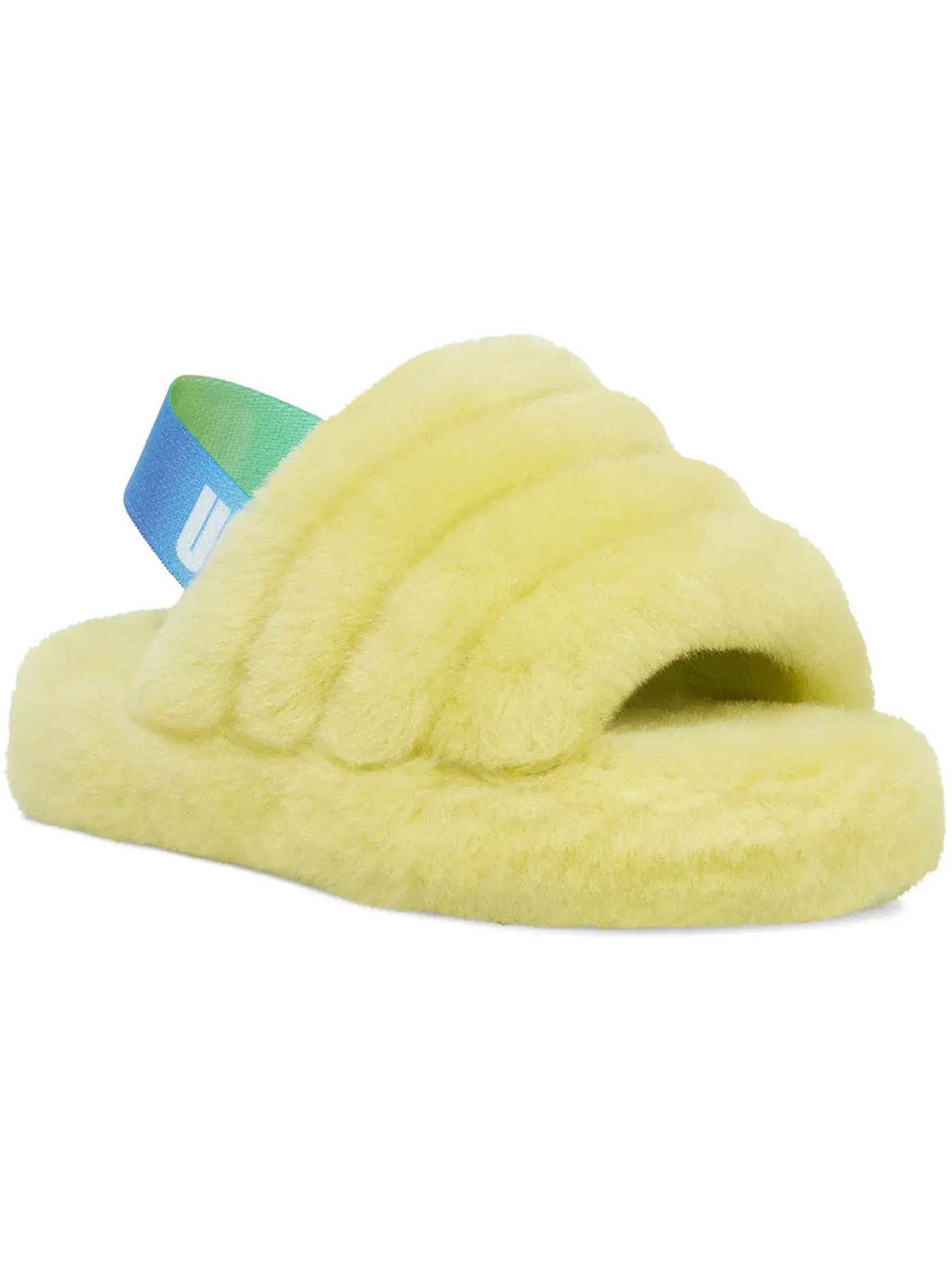 Сандалии детские UGG Fluff Yeah Slide — изображение 2 из 2, желтый