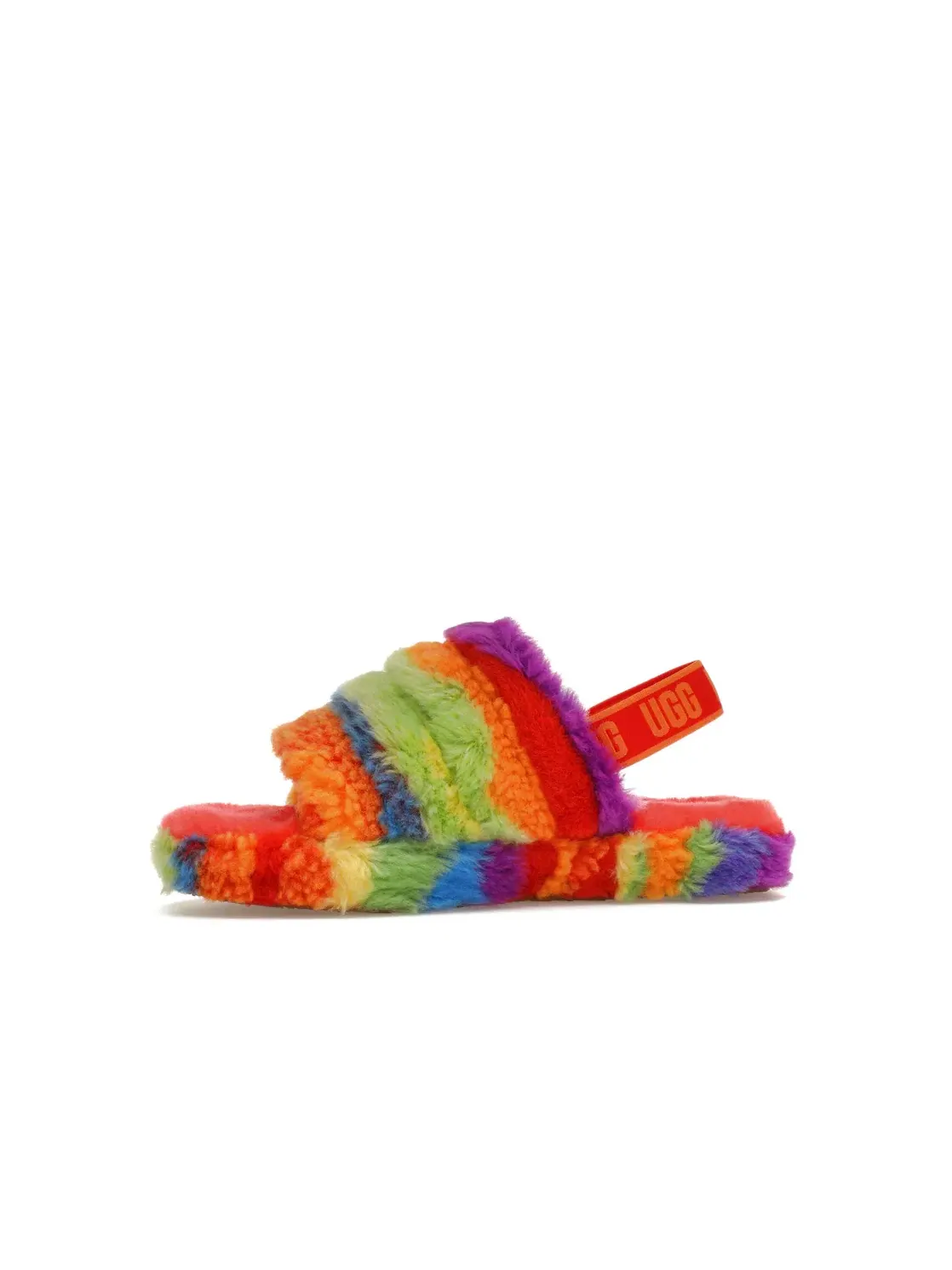 Шлепанцы детские UGG Fluff Yeah Slide — изображение 3 из 4, разноцветный
