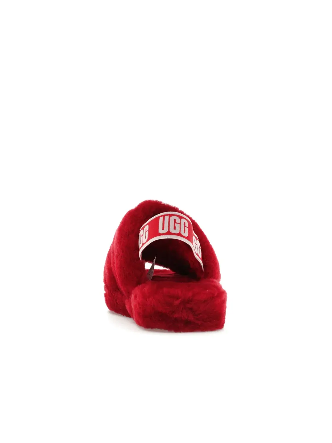 Шлепанцы детские UGG Fluff Yeah Slide — изображение 4 из 4, красный