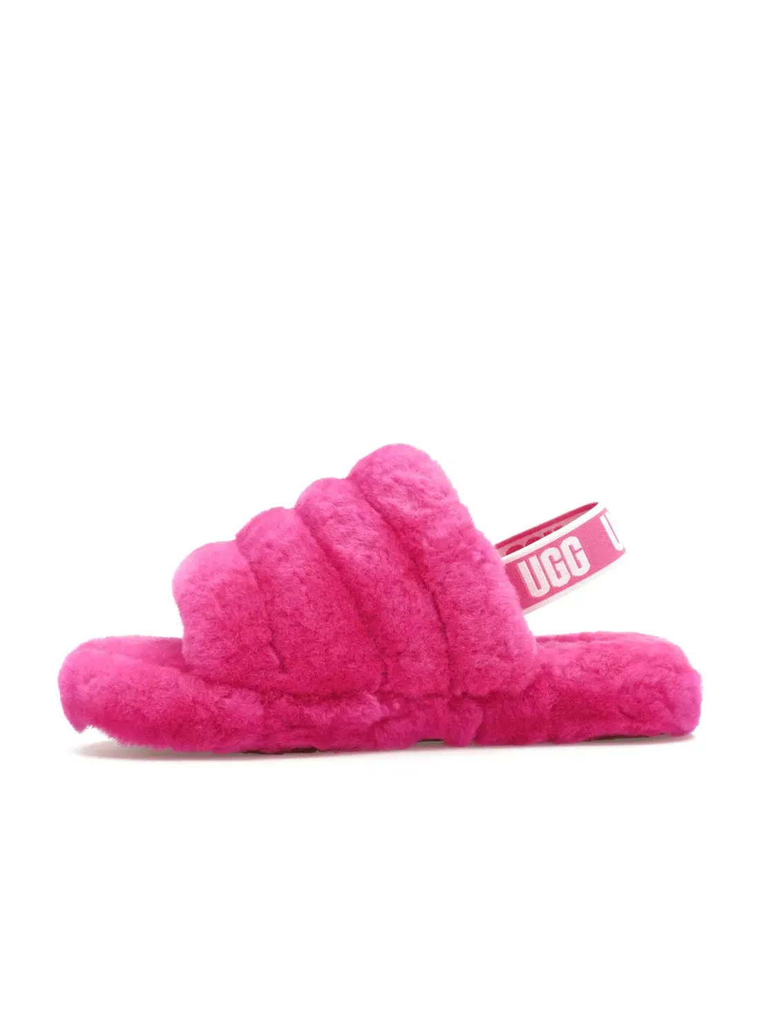 Шлепанцы детские UGG Fluff Yeah Slide — изображение 3 из 4, розовый