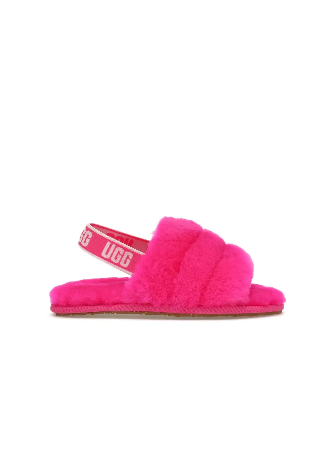 Шлепанцы детские UGG Fluff Yeah Slide — изображение 1 из 4, розовый