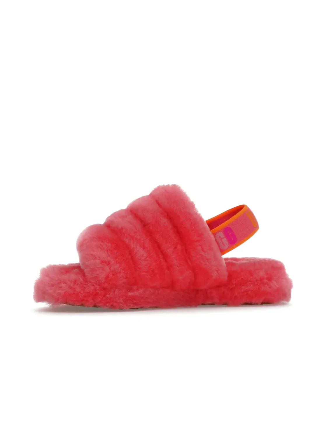 Шлепанцы детские UGG Fluff Yeah Slide — изображение 3 из 4, красный