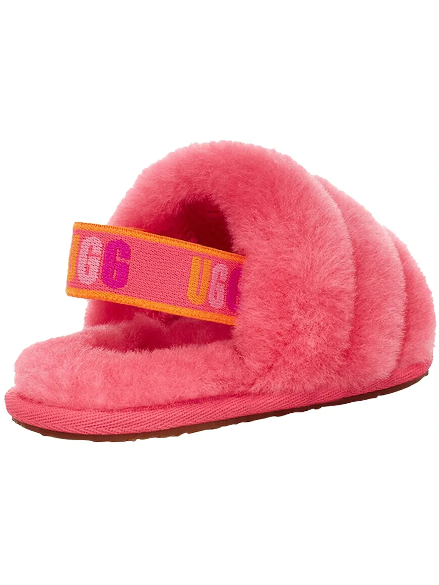 Сандалии детские UGG Fluff Yeah Slide — изображение 3 из 3, розовый/разноцветный