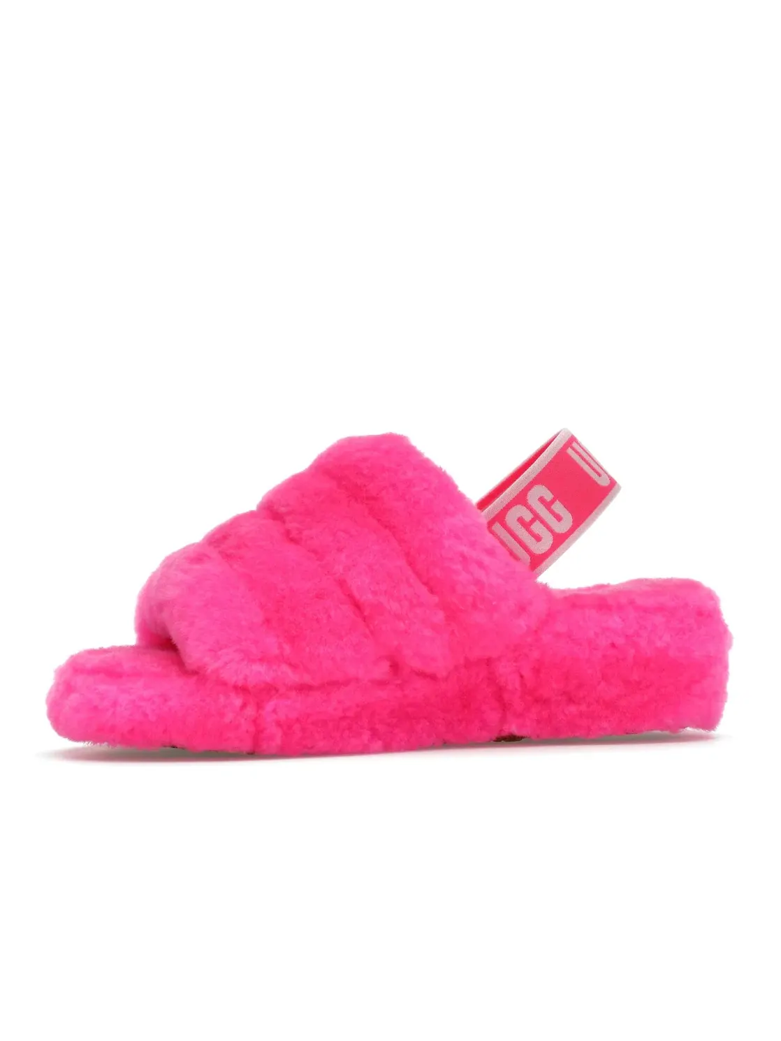 Шлепанцы женские UGG Fluff Yeah Slide — изображение 3 из 4, розовый
