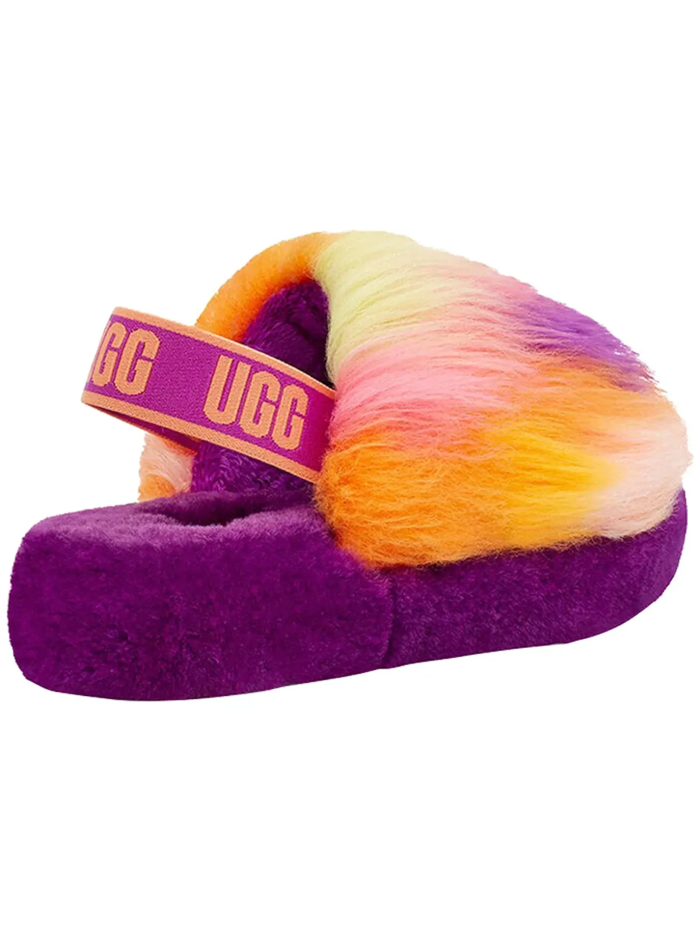 Шлепанцы детские UGG Fluff Yeah Slide — изображение 3 из 3, разноцветный