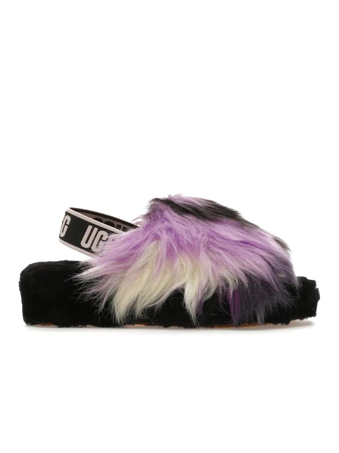 Шлепанцы женские UGG Fluff Yeah Slide — изображение 1 из 4, светло-розовый/черный