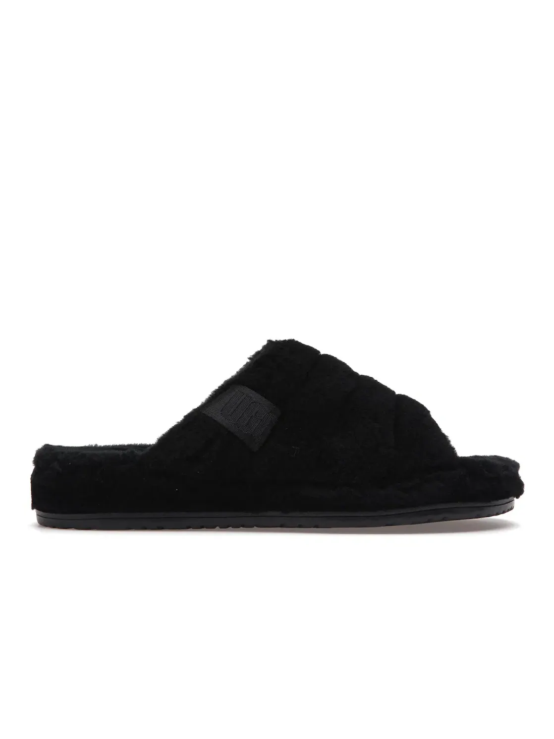 Шлепанцы мужские UGG Fluff You Slide — изображение 1 из 4, черный