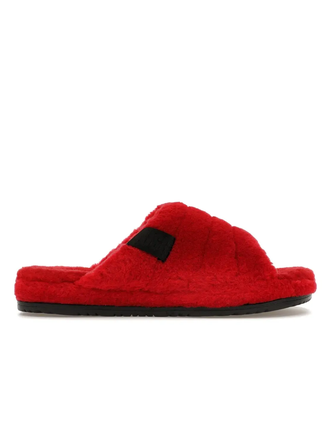 Шлепанцы мужские UGG Fluff You Slide — изображение 1 из 4, красный/черный