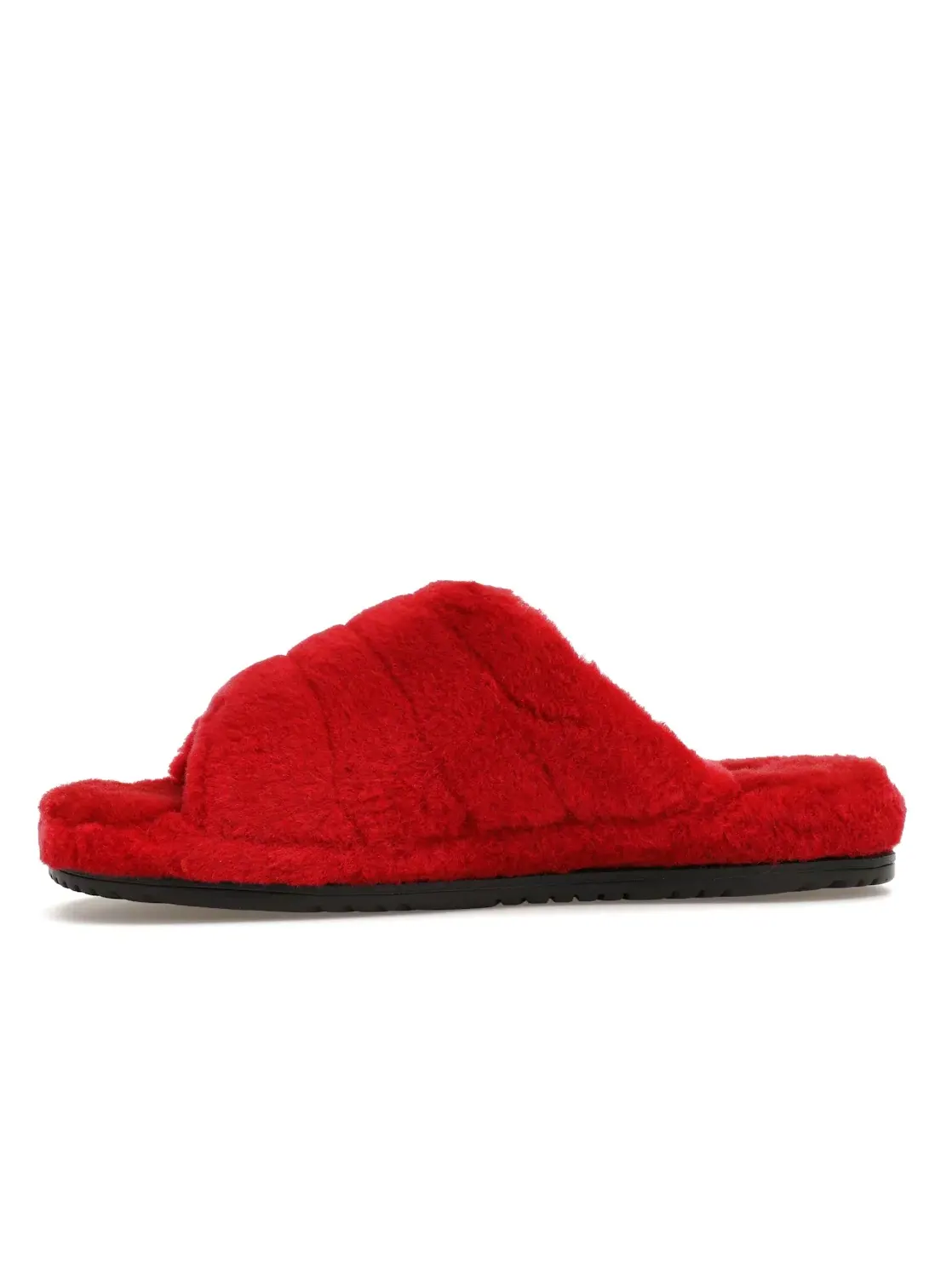 Шлепанцы мужские UGG Fluff You Slide — изображение 3 из 4, красный/черный