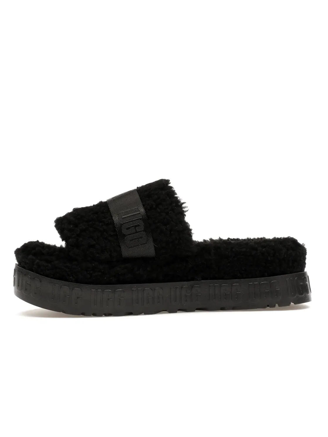 Шлепанцы женские UGG Fluffita Slide — изображение 3 из 4, черный