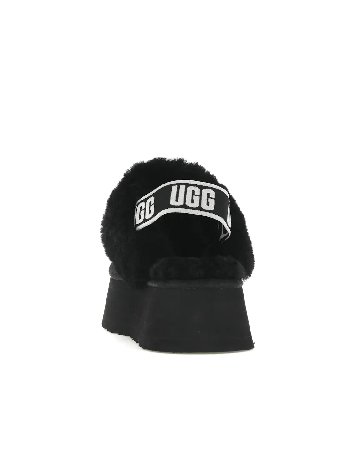 Тапочки женские UGG Funkette — изображение 4 из 4, черный/белый