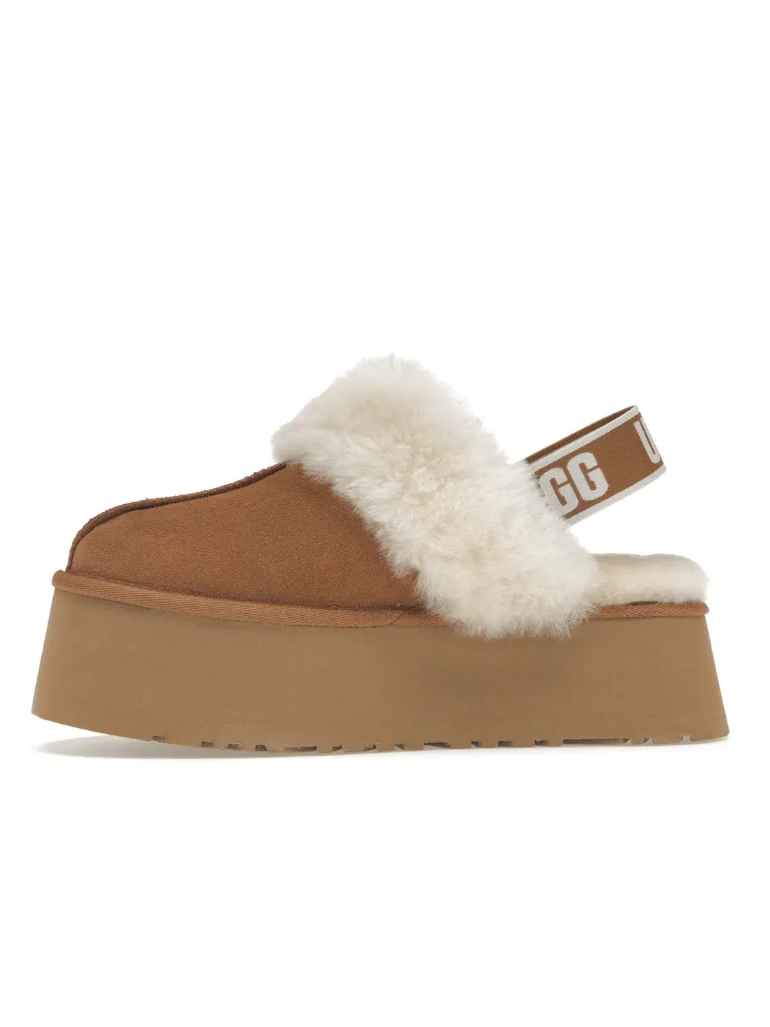 Тапочки женские UGG Funkette — изображение 3 из 4, каштановый