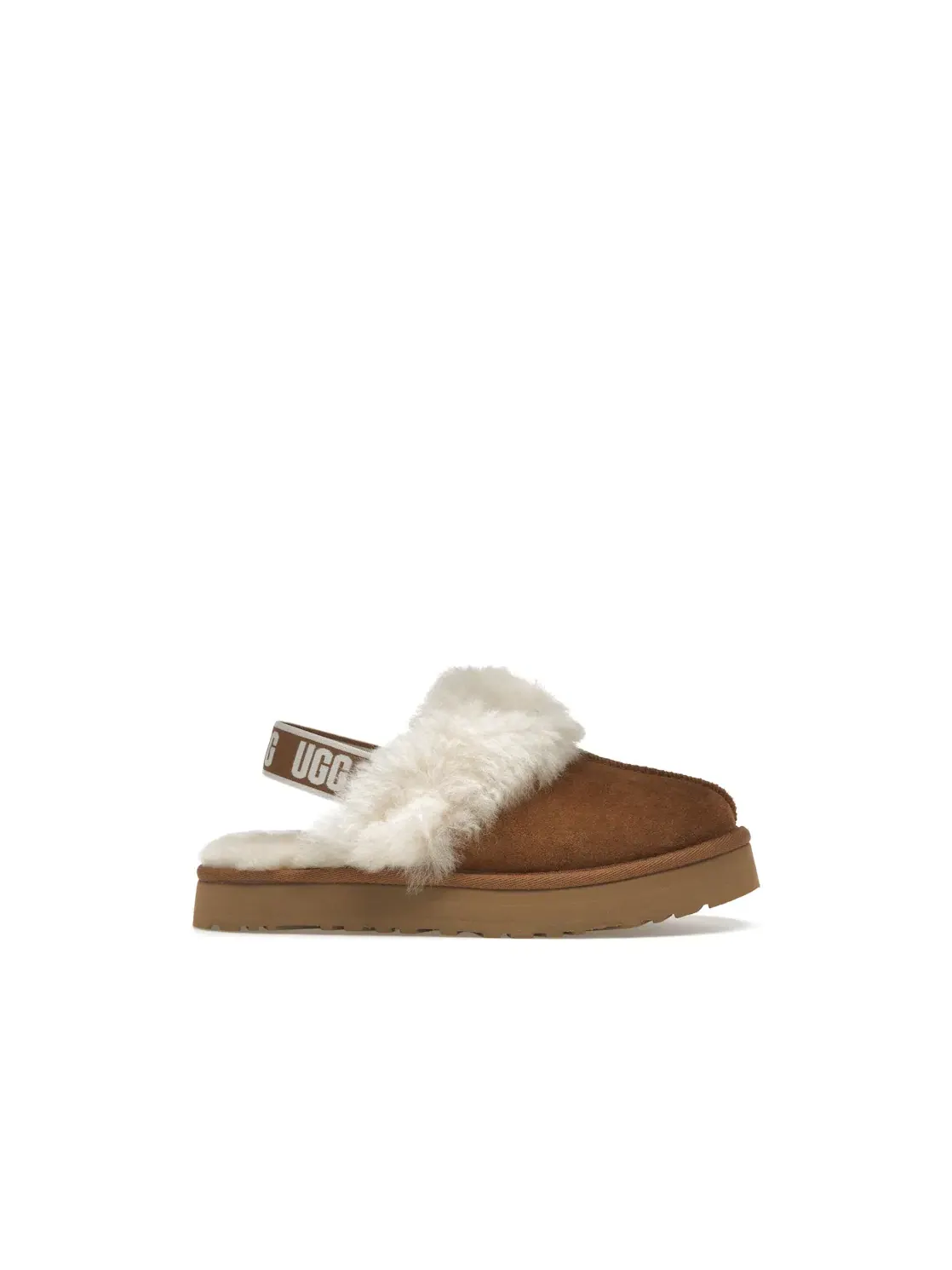 Тапочки детские UGG Funkette — изображение 1 из 4, каштановый
