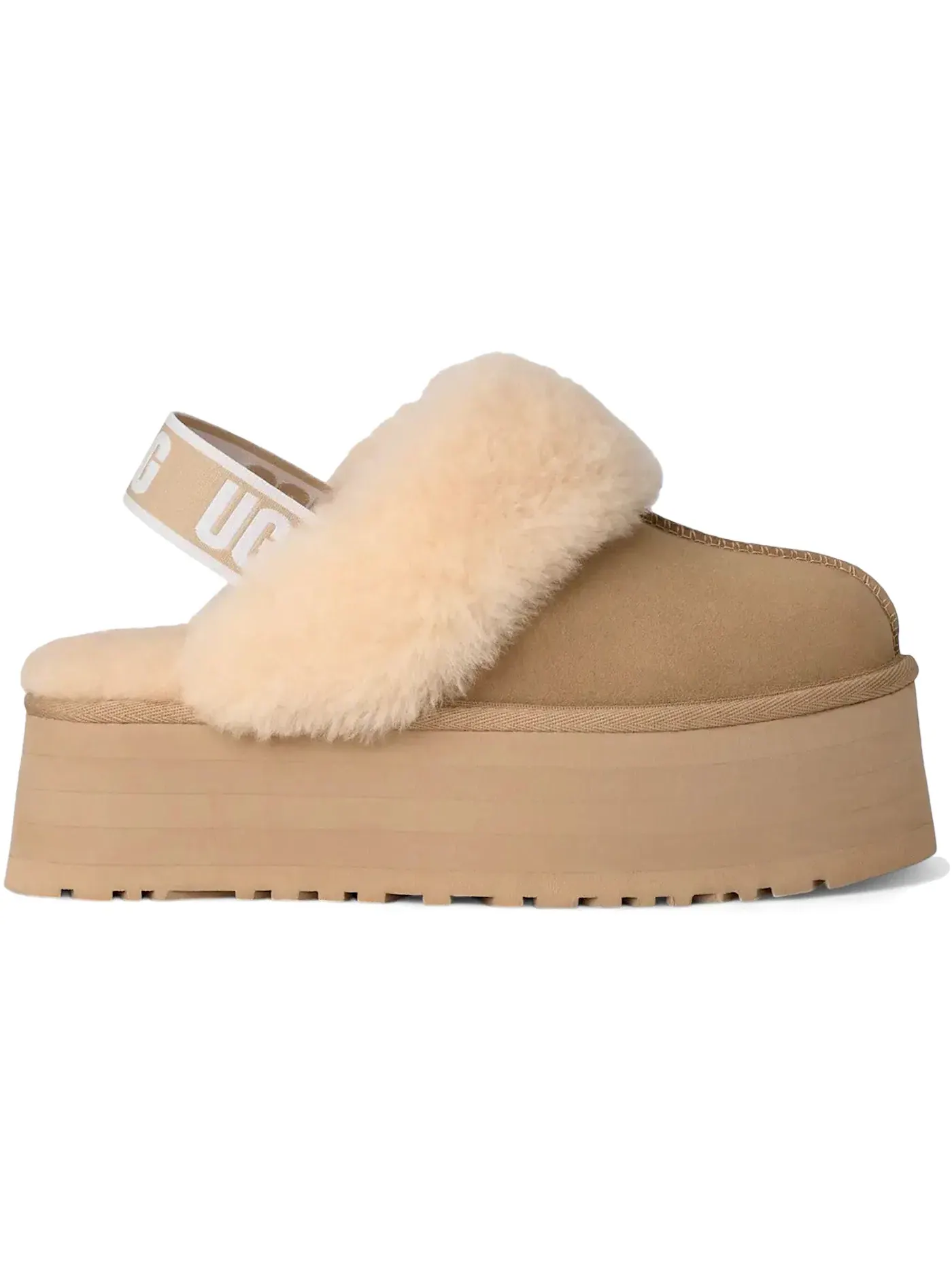 Тапочки женские UGG Funkette — изображение 1 из 1, горчичный