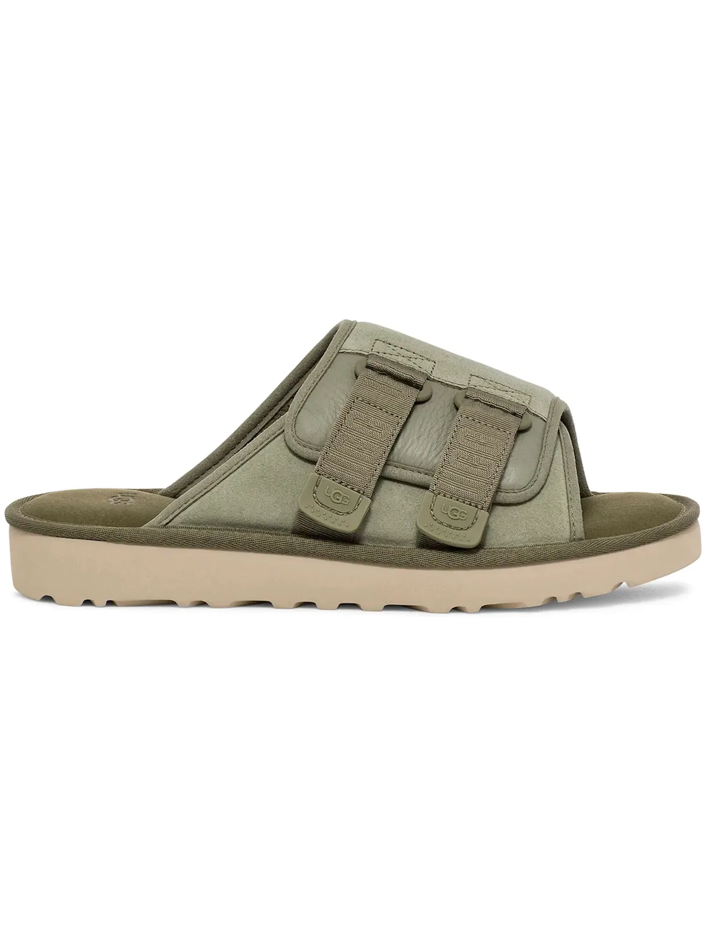 Сандалии мужские UGG Goldencoast Strap Slide — изображение 1 из 1, зеленый