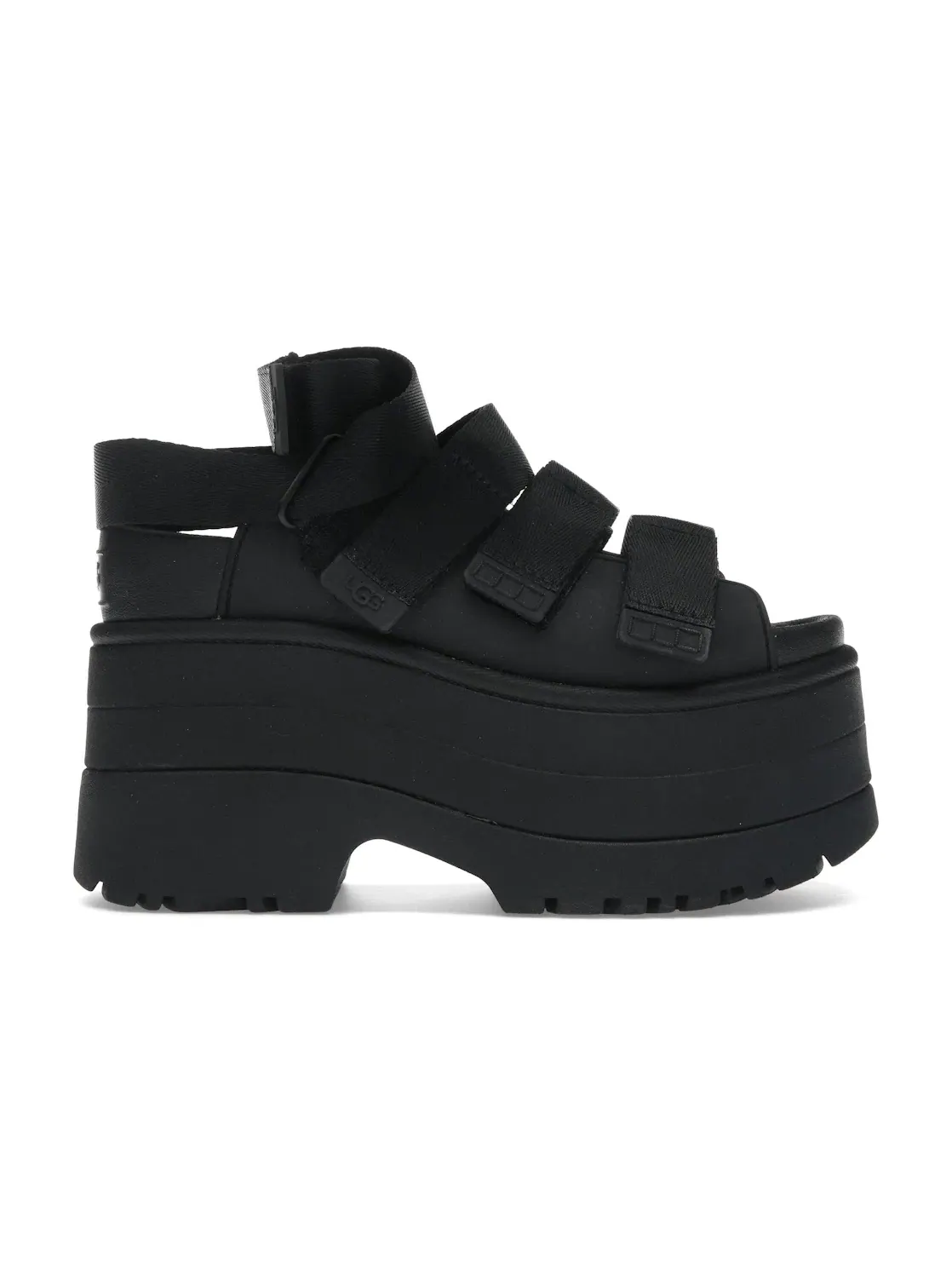 Женские сандалии на платформе GoldenRise UGG — изображение 1 из 4, черный
