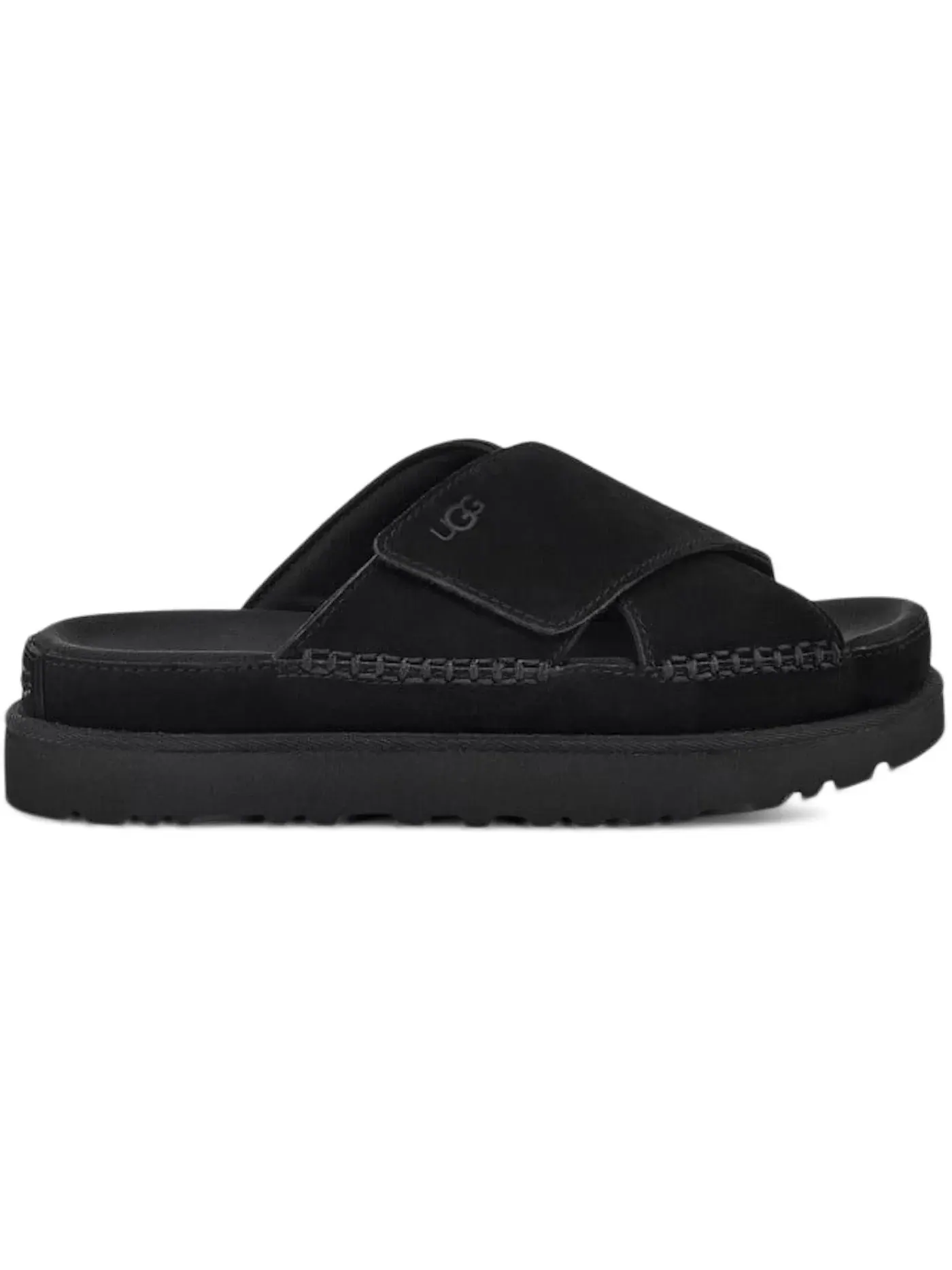 Сандалии женские UGG Goldenstar Cross Slide — изображение 1 из 3, черный