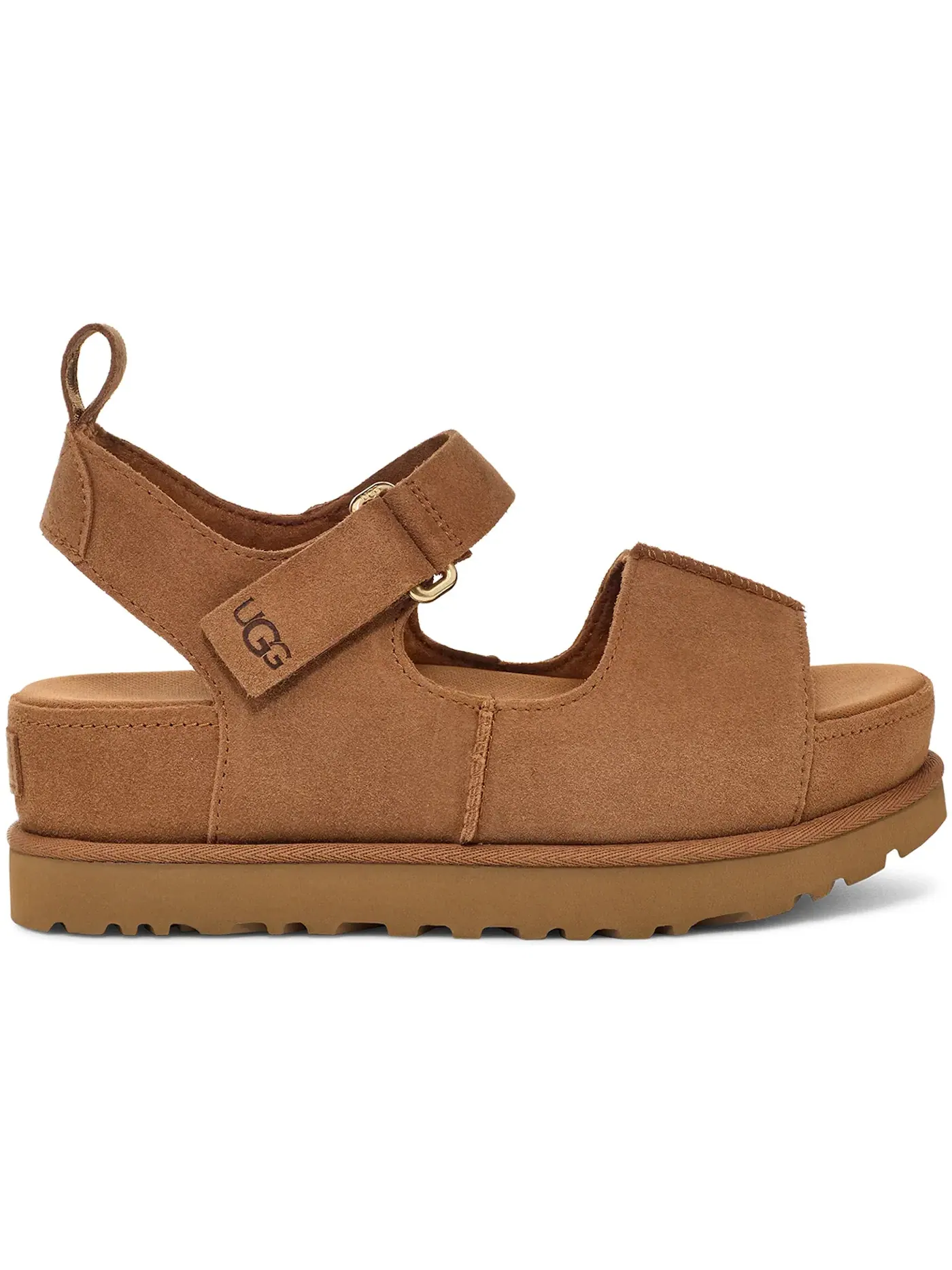 Сандалии женские UGG Goldenstar Hi — изображение 1 из 1, каштановый