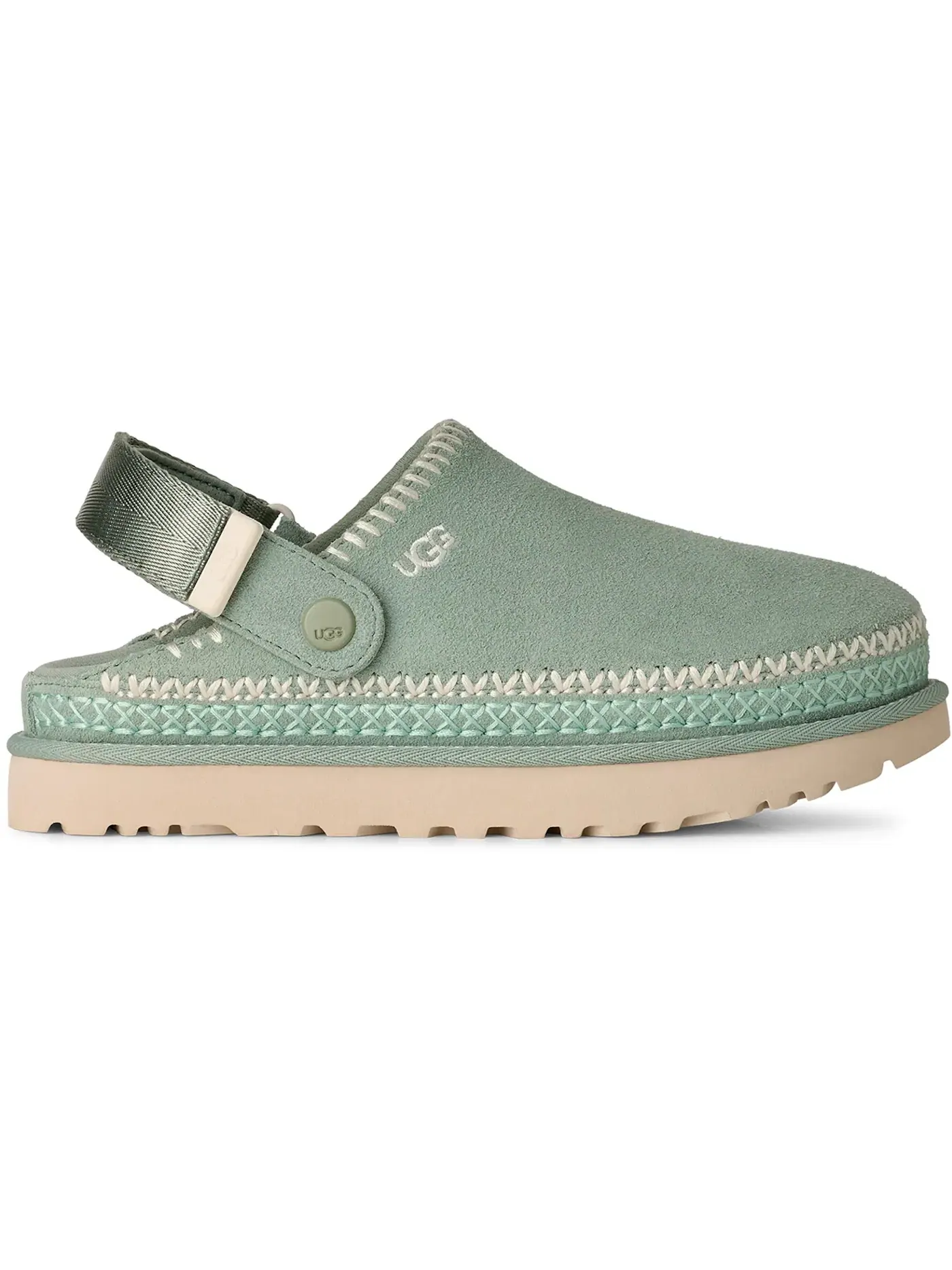 Шлепанцы женские UGG Goldenstar Meadow Accent Clog — изображение 1 из 1, серо-зеленый