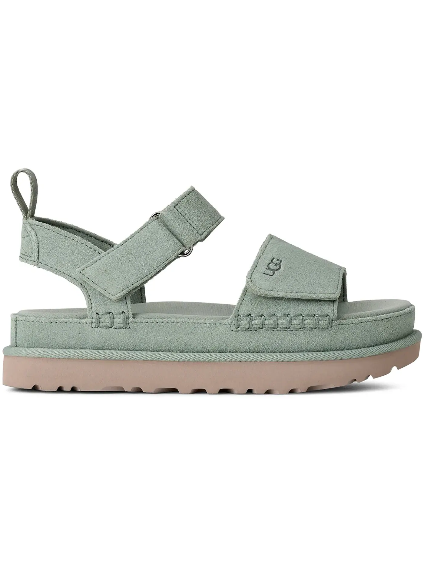 Сандалии женские UGG Goldenstar Platform — изображение 1 из 1, серо-зеленый