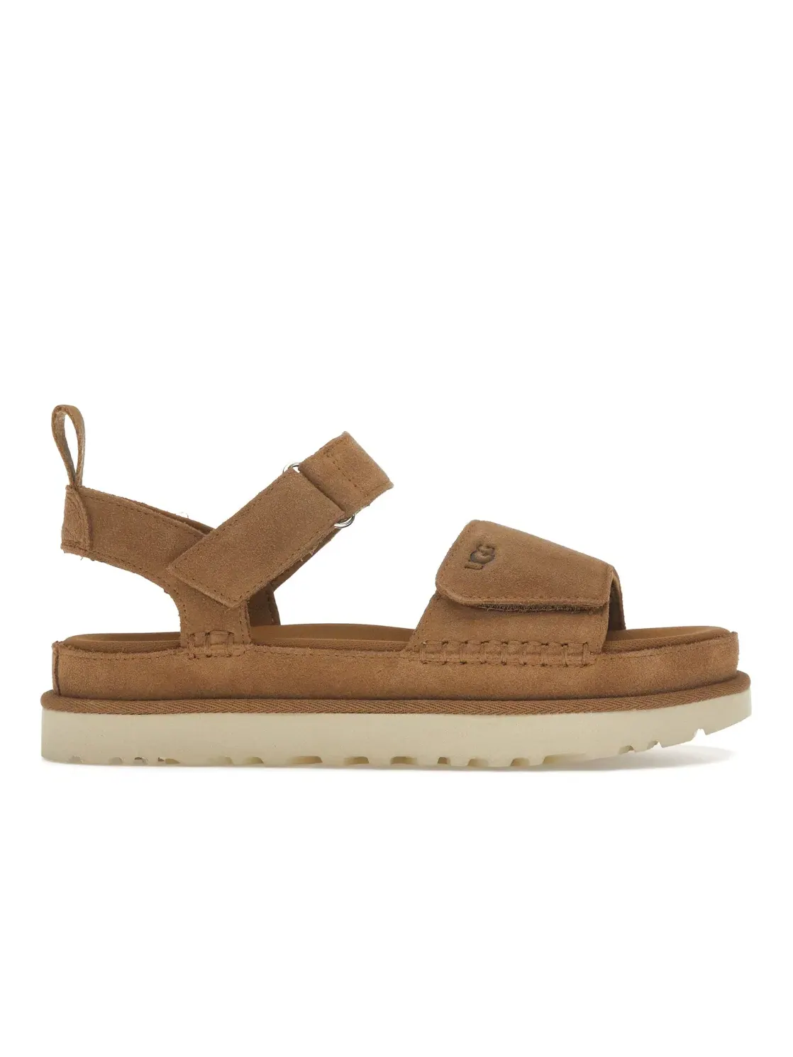 Сандалии женские UGG Goldenstar Platform — изображение 1 из 4, каштановый