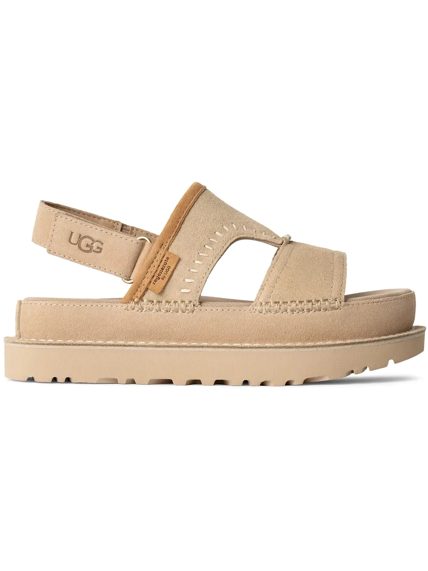 Сандалии женские UGG Goldenstar Regenerate — изображение 1 из 1, песочный