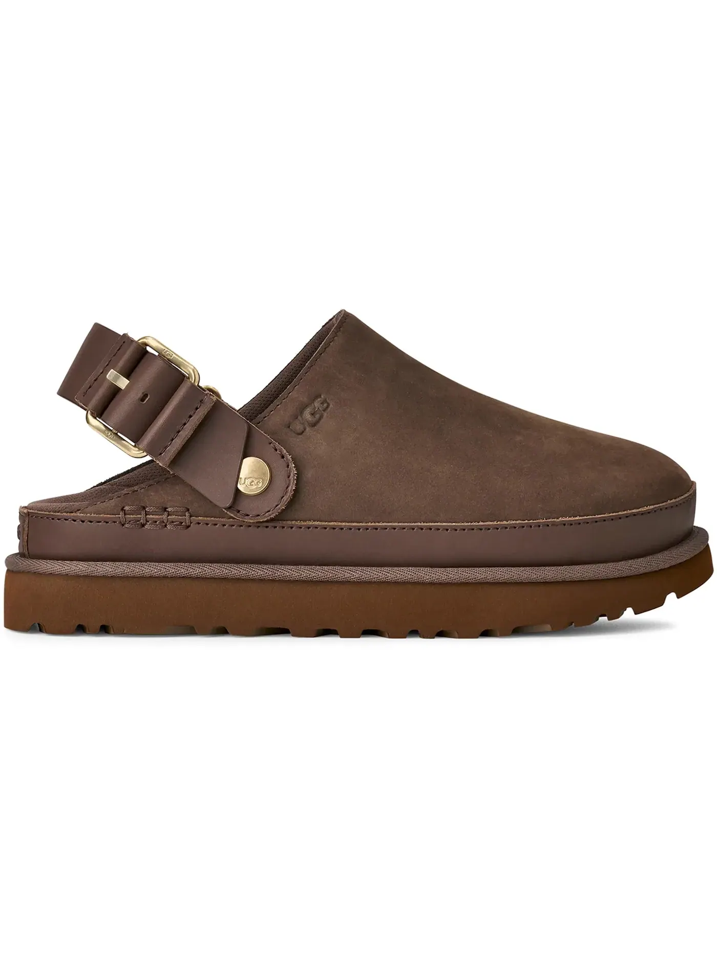 Сабо женские UGG Goldenstar Villa Clog — изображение 1 из 1, темно-коричневый