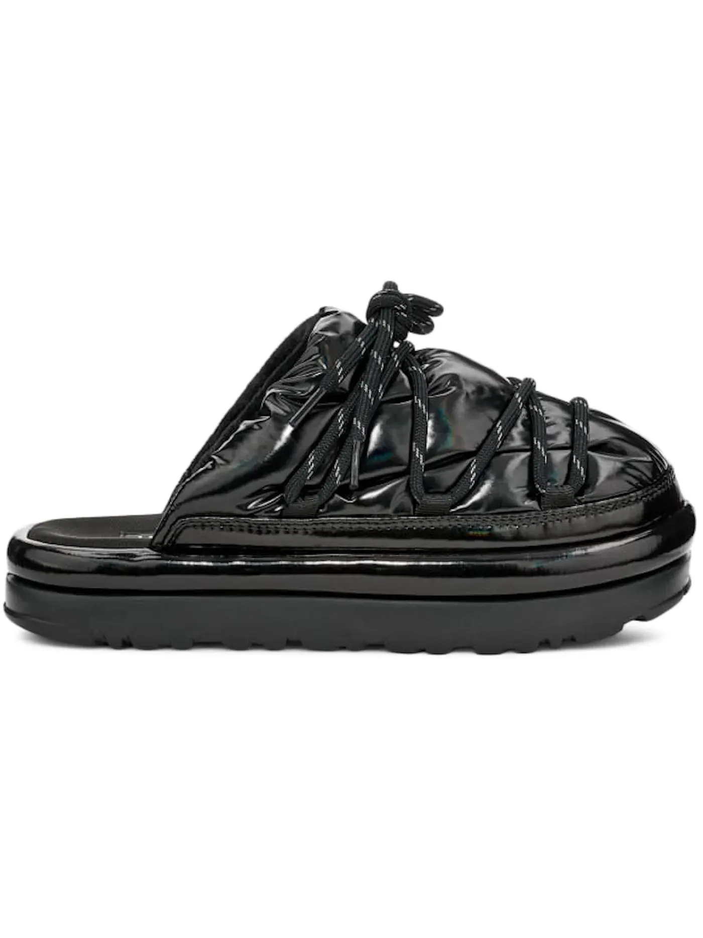 Шлепанцы женские UGG Hi Shine Spaceslider Slide — изображение 1 из 3, черный