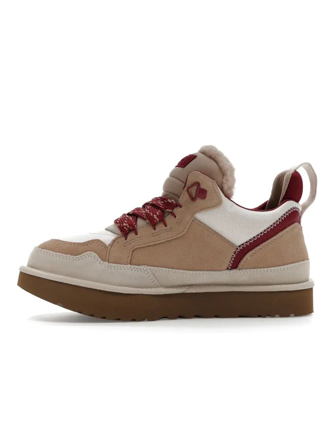 Ботинки мужские UGG Lowmel — изображение 3 из 4, серо-бежевый/красный