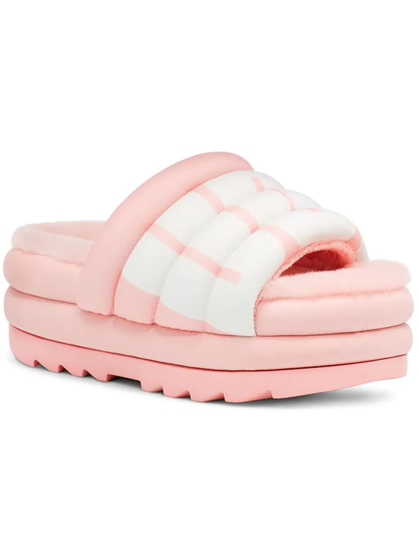 Сандалии женские UGG Maxi Slide Logo — изображение 2 из 2, розовый