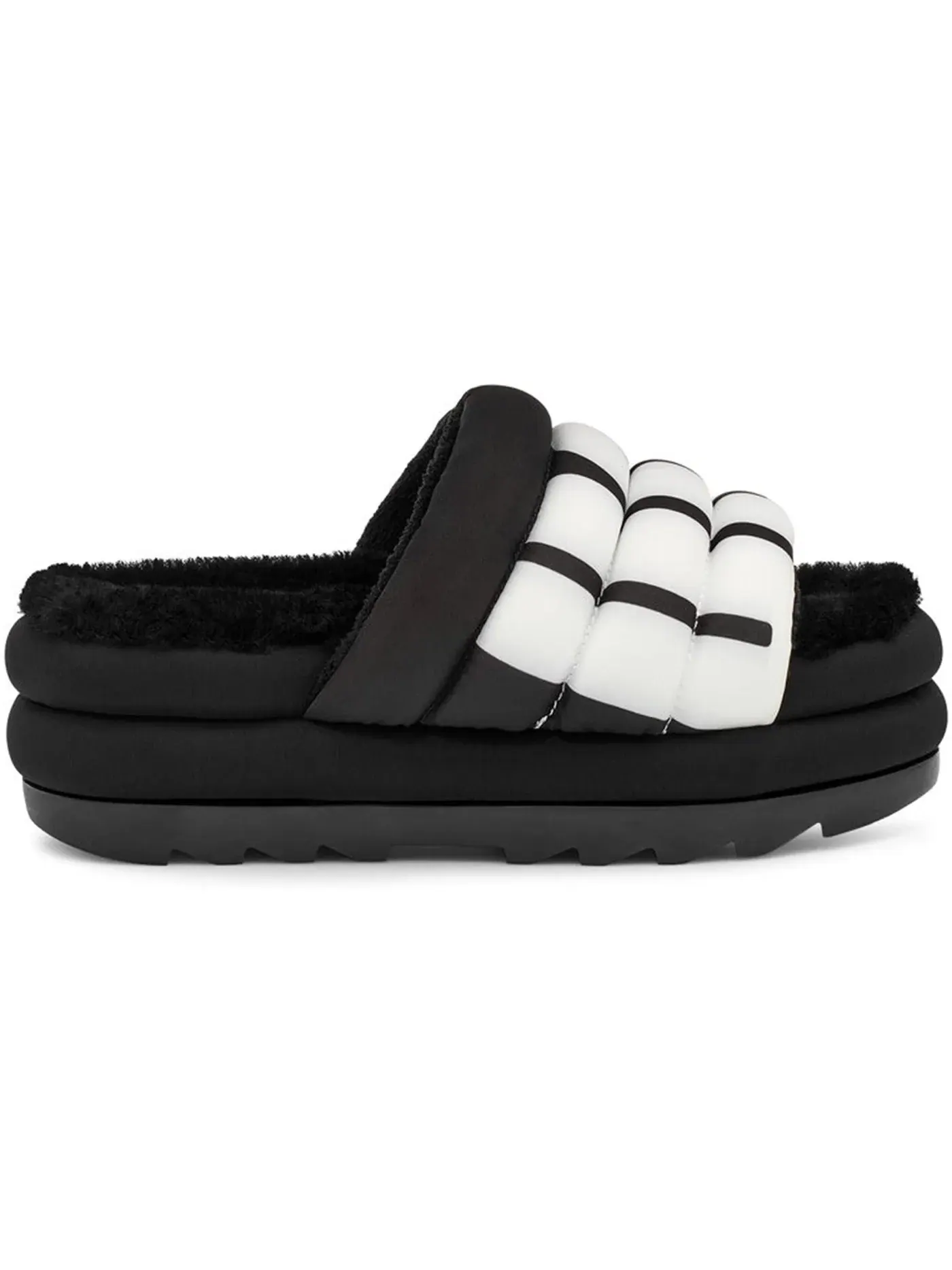 Шлепанцы женские UGG Maxi Slide Logo — изображение 1 из 2, черный