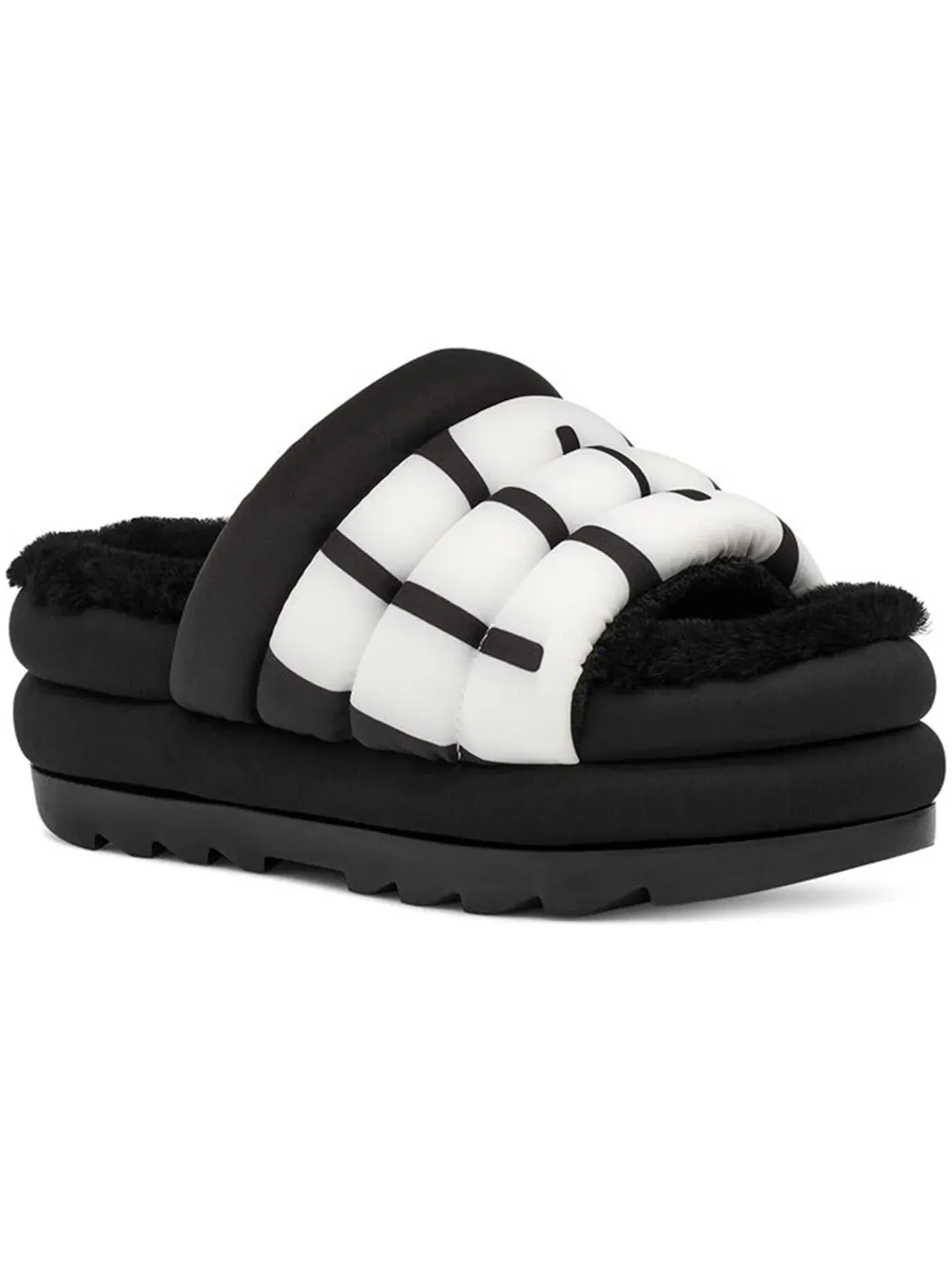 Шлепанцы женские UGG Maxi Slide Logo — изображение 2 из 2, черный